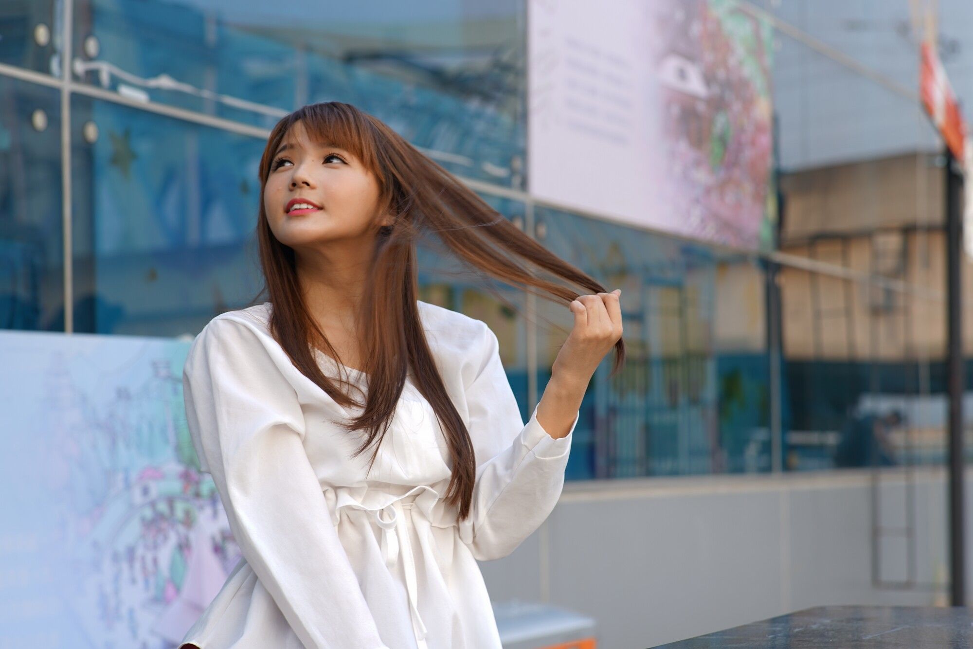 苏郁媛《烏日高鐵～街拍包臀裙》-图47