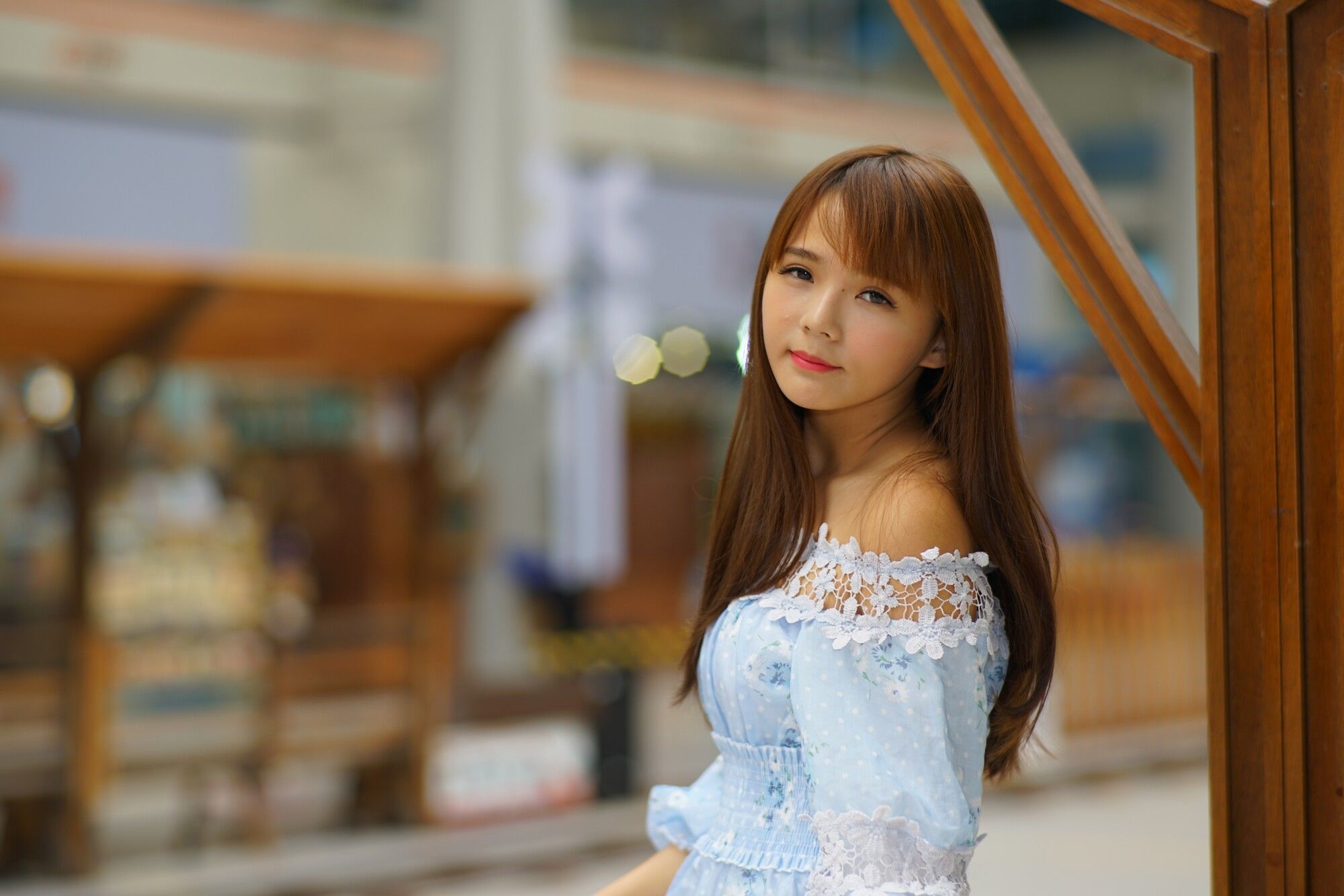 苏郁媛《烏日高鐵～连衣裙街拍》-图64