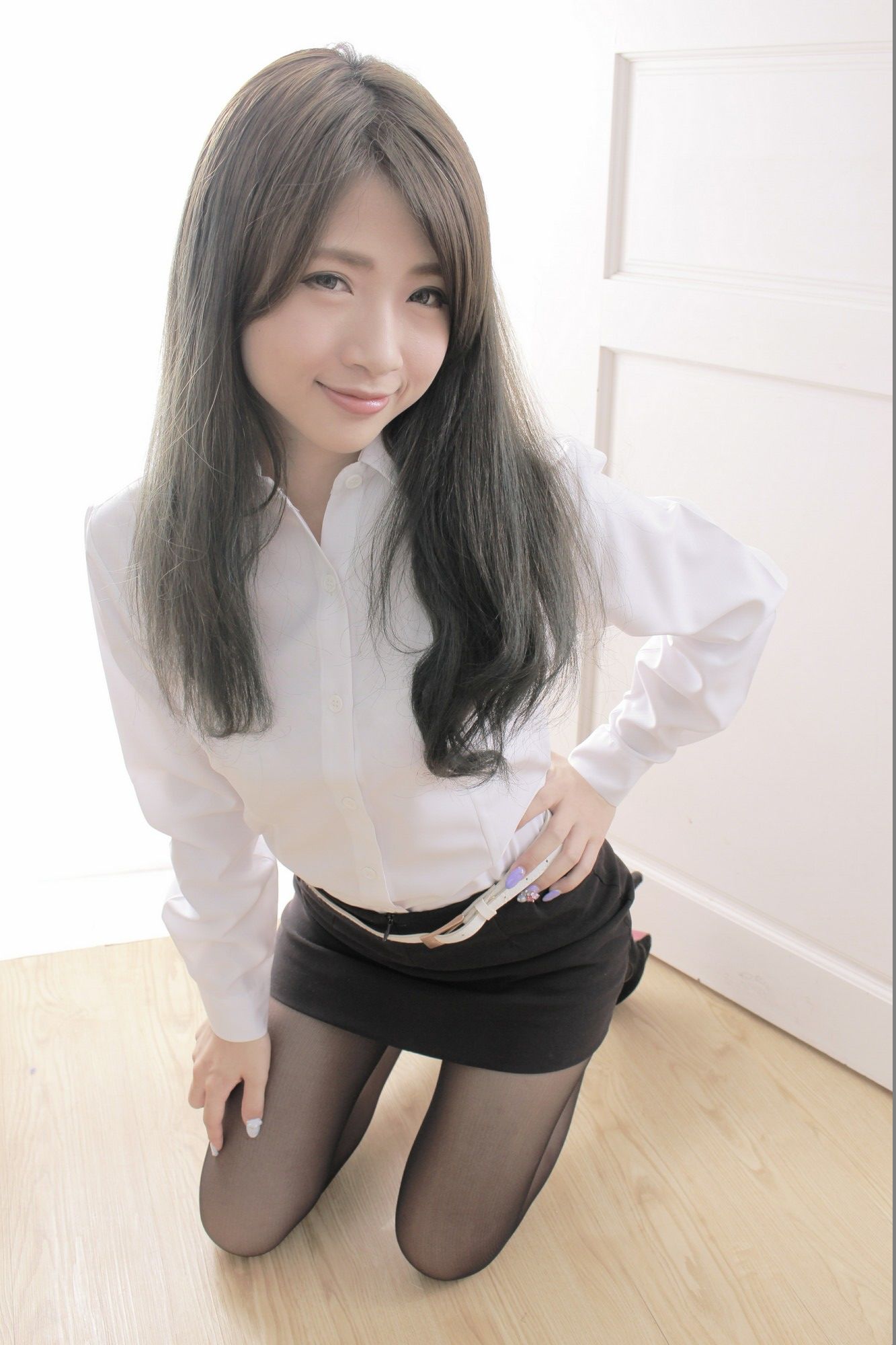 胡安绮 - 米果OL棚拍-图23