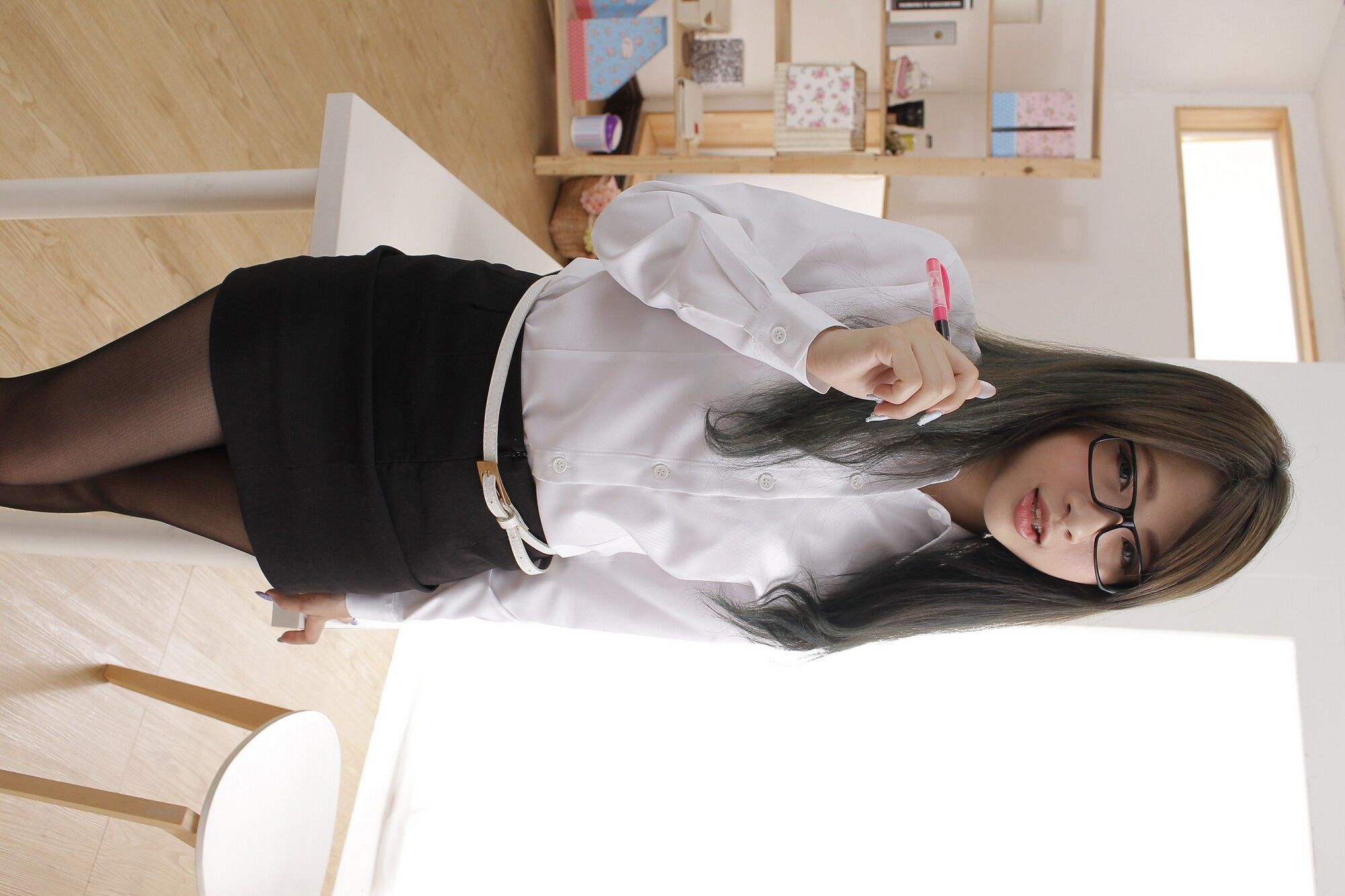 胡安绮 - 米果OL棚拍-图32