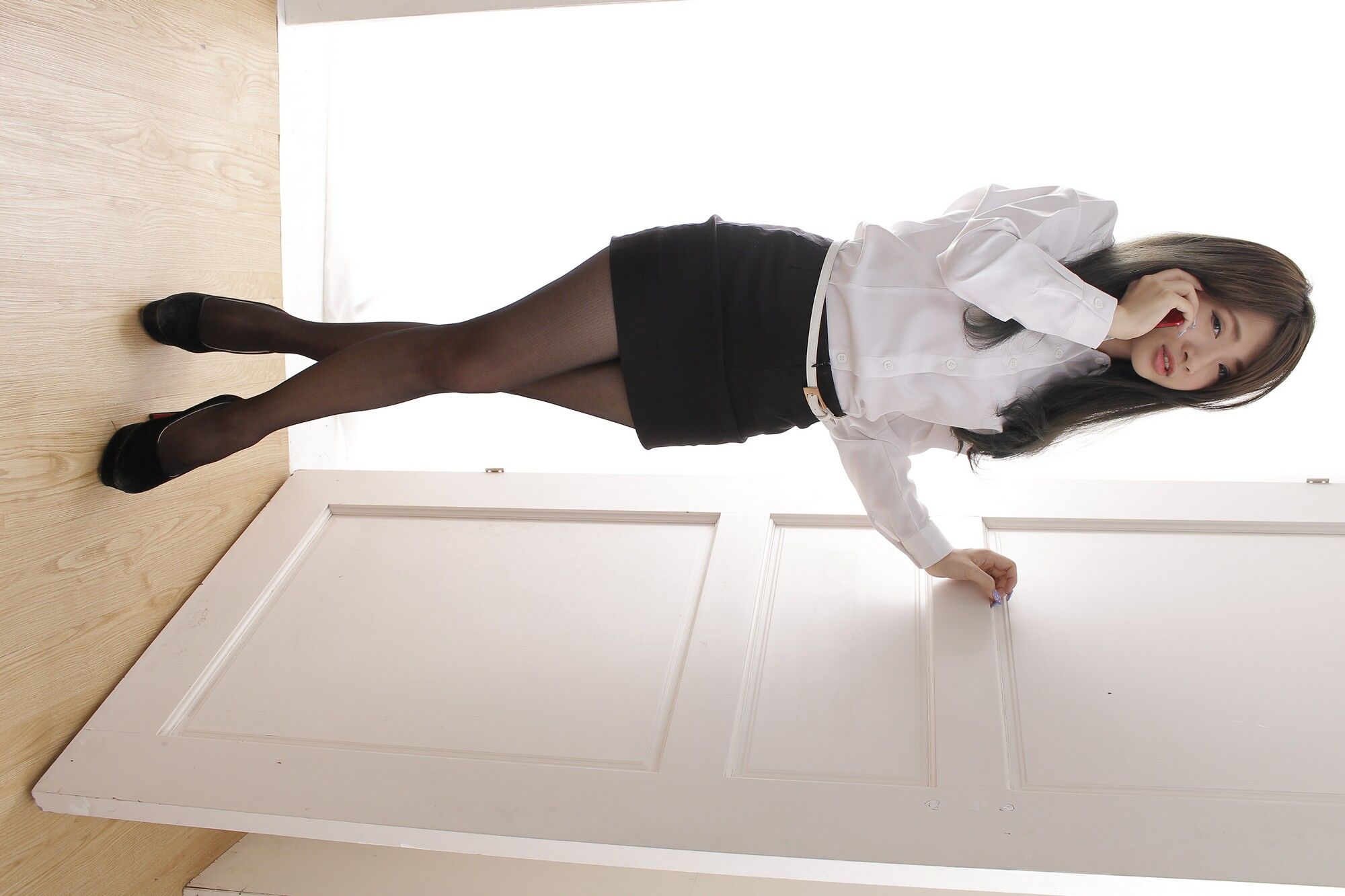 胡安绮 - 米果OL棚拍-图44