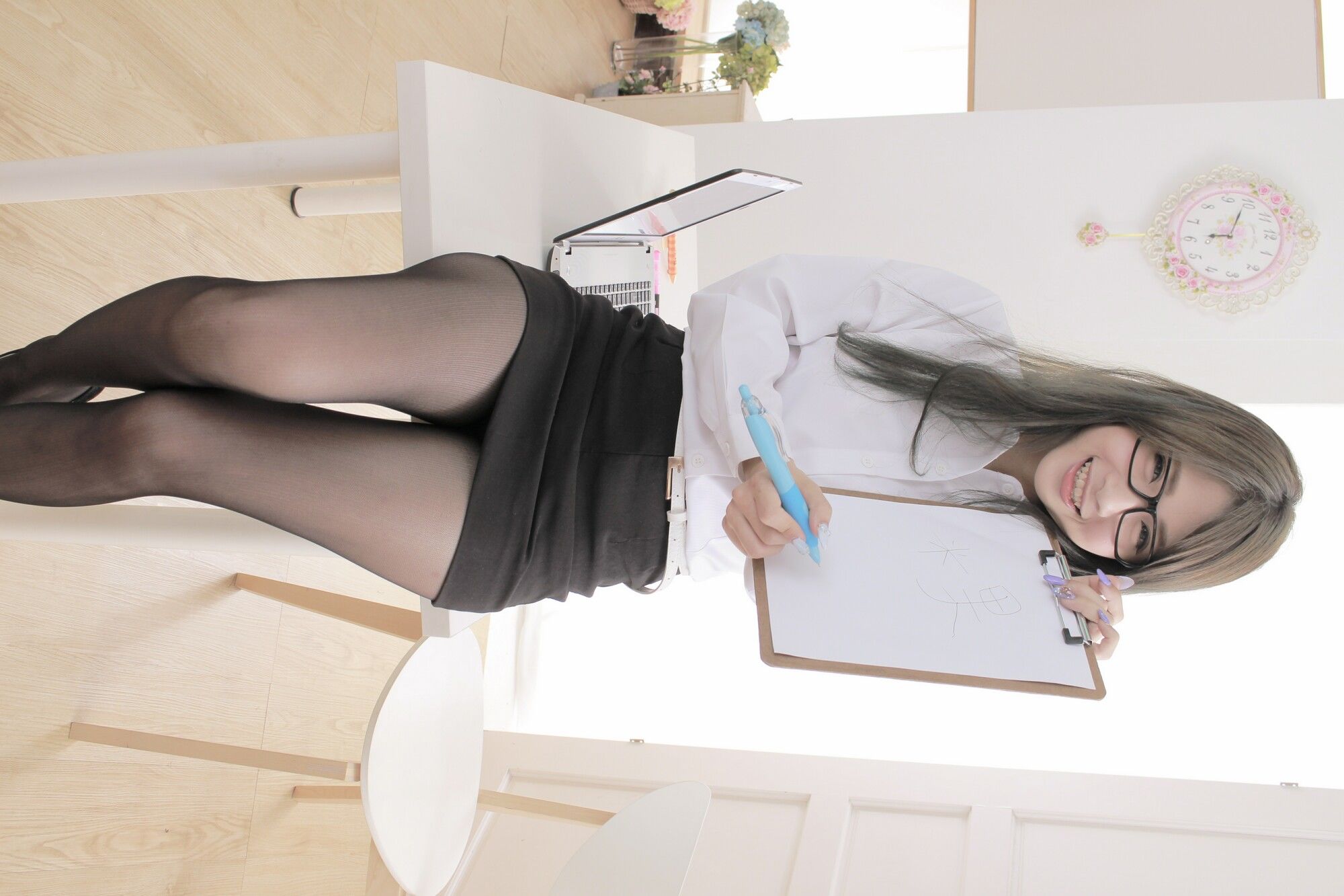 胡安绮 - 米果OL棚拍-图47