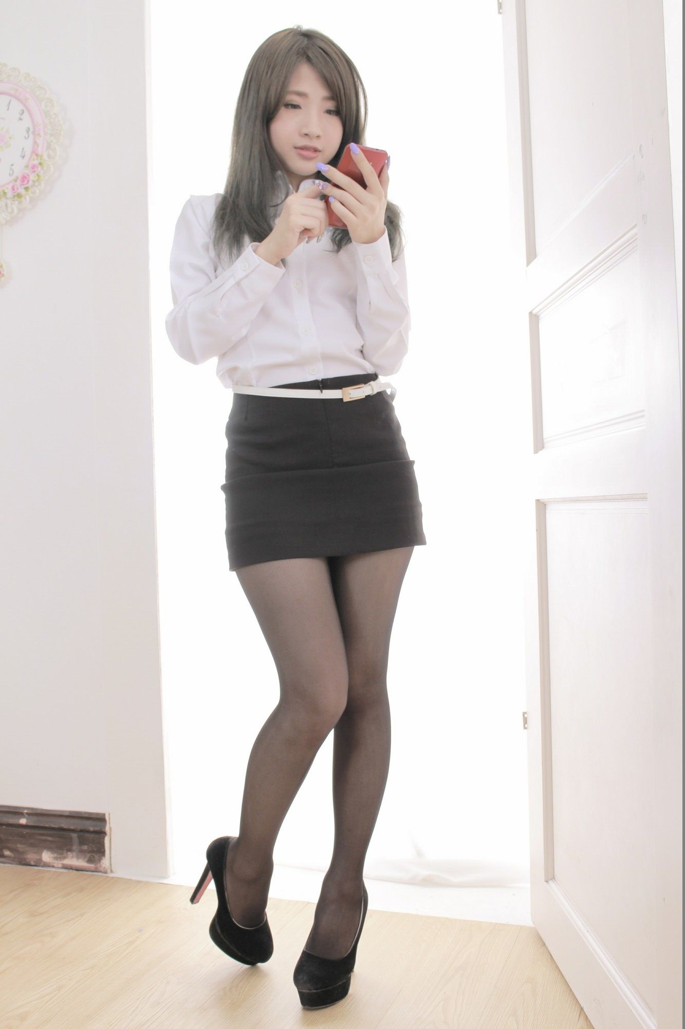 胡安绮 - 米果OL棚拍-图4