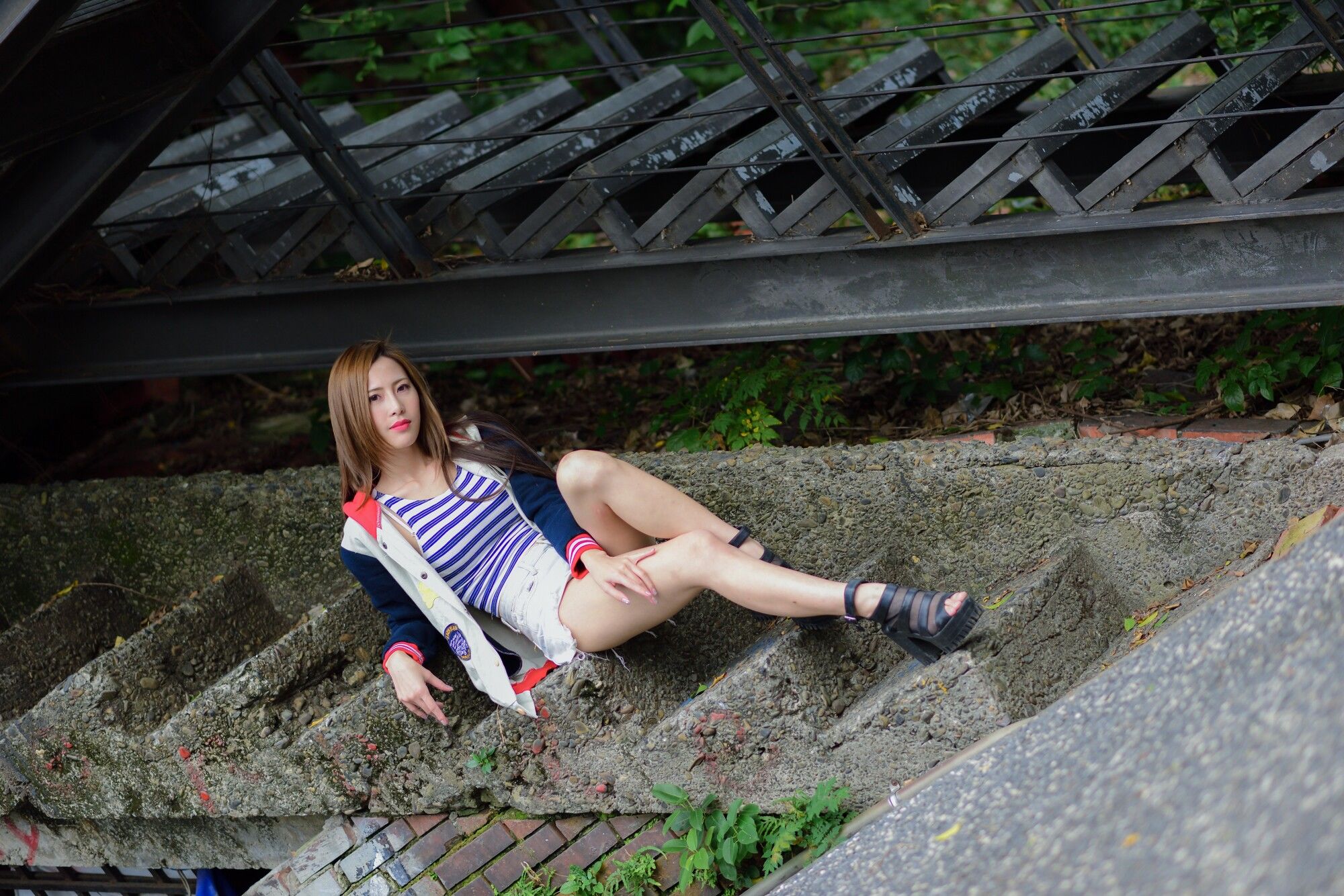 黄艾比Abbie - 长腿热裤街拍-图24