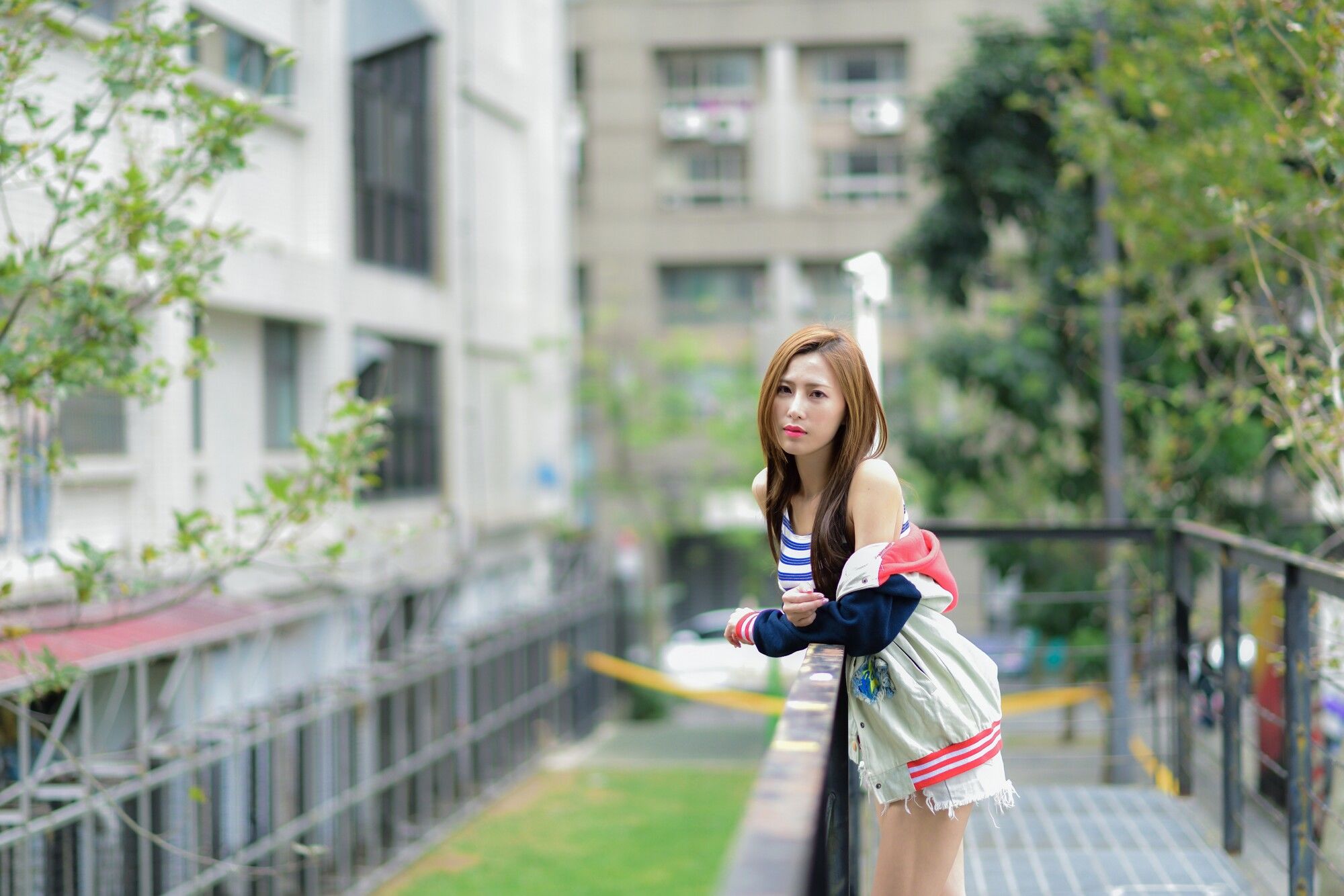 黄艾比Abbie - 长腿热裤街拍-图37