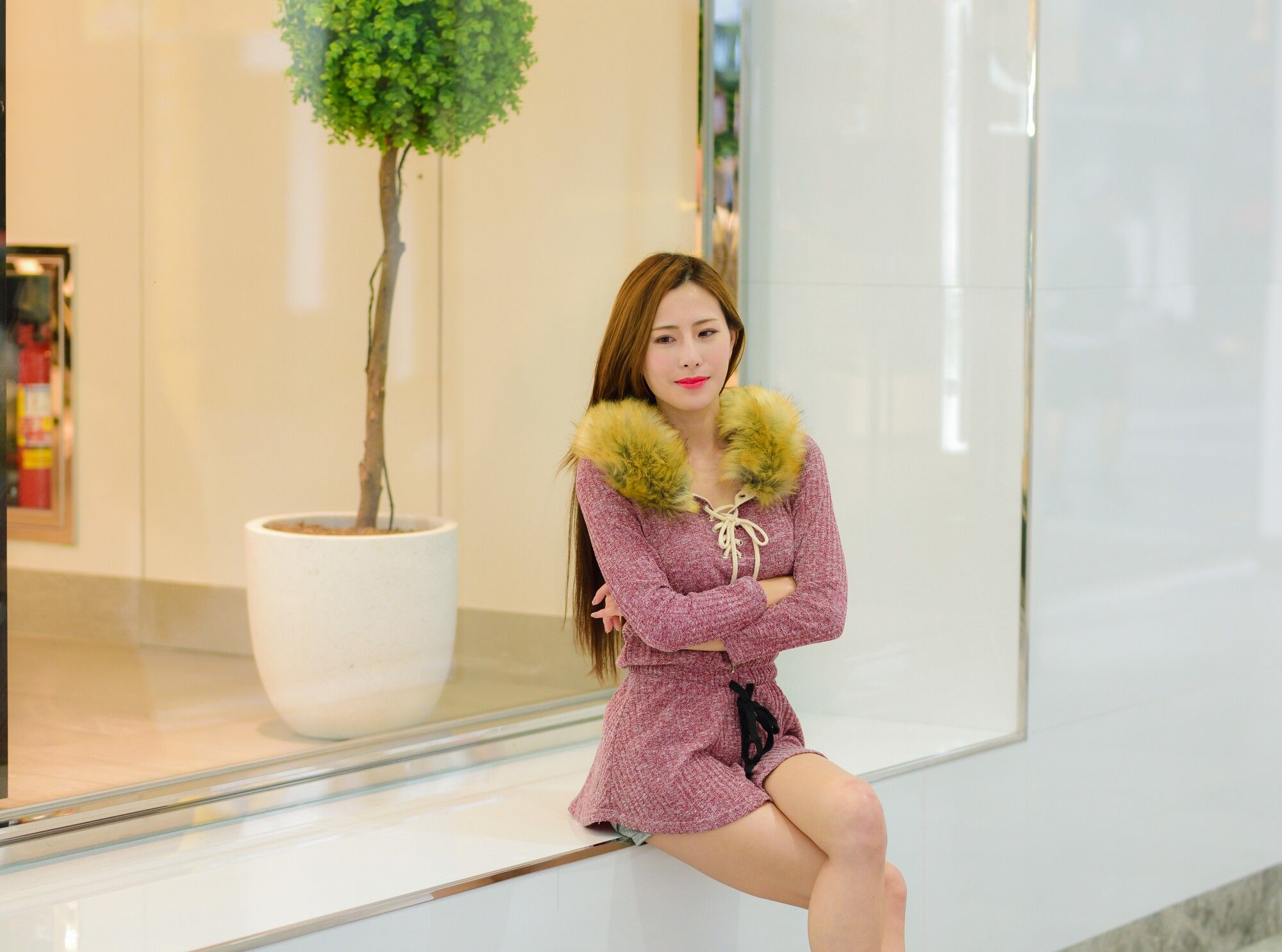 黄艾比Abbie - 长腿热裤街拍-图41