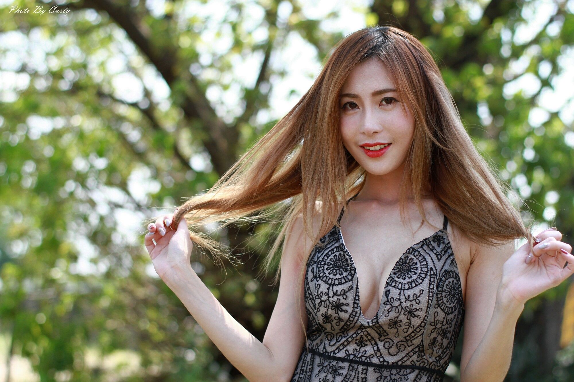 黄艾比Abbie《橋頭糖廠》性感吊带睡衣系列-图55