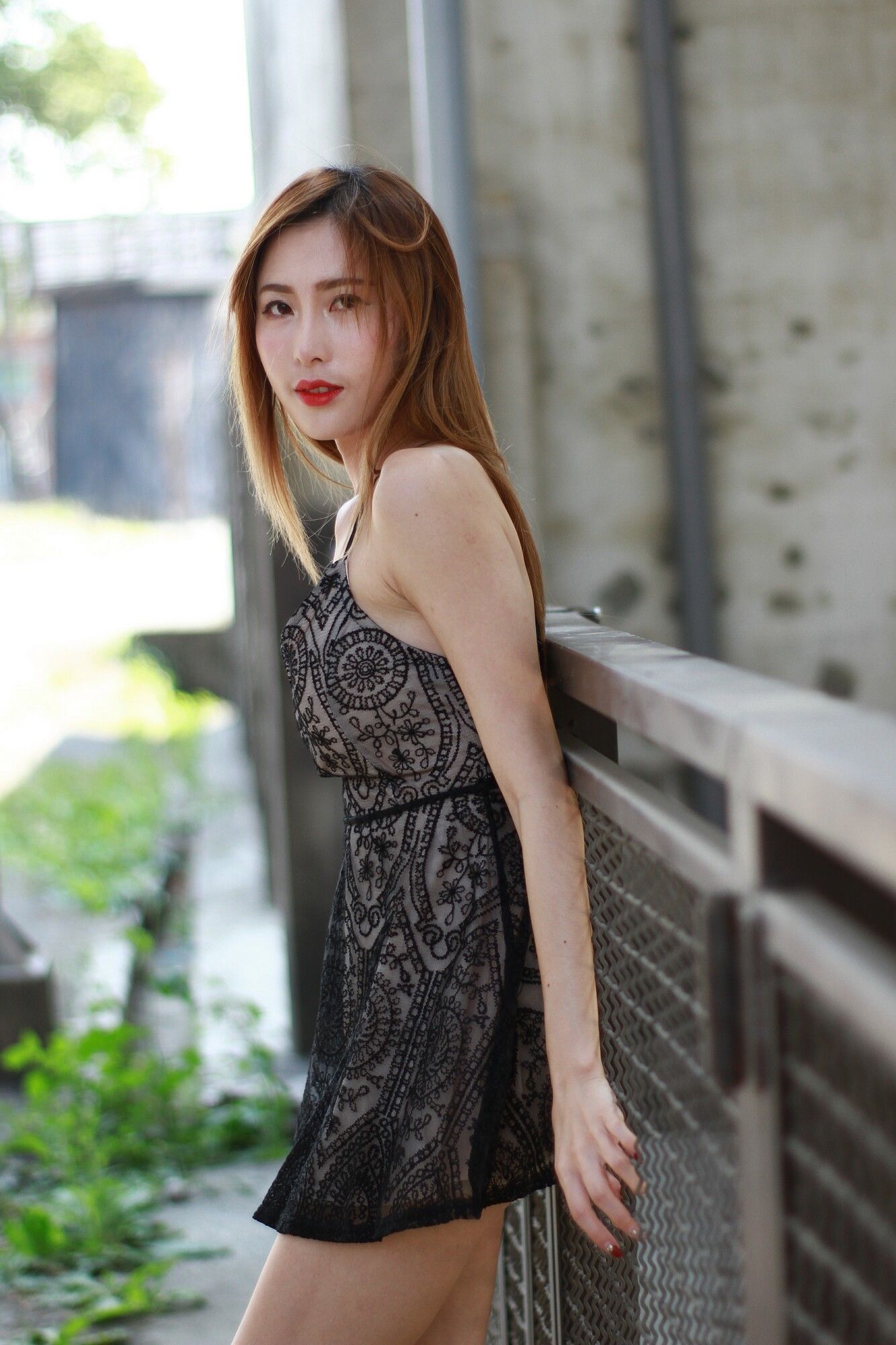 黄艾比Abbie《橋頭糖廠》性感吊带睡衣系列-图71