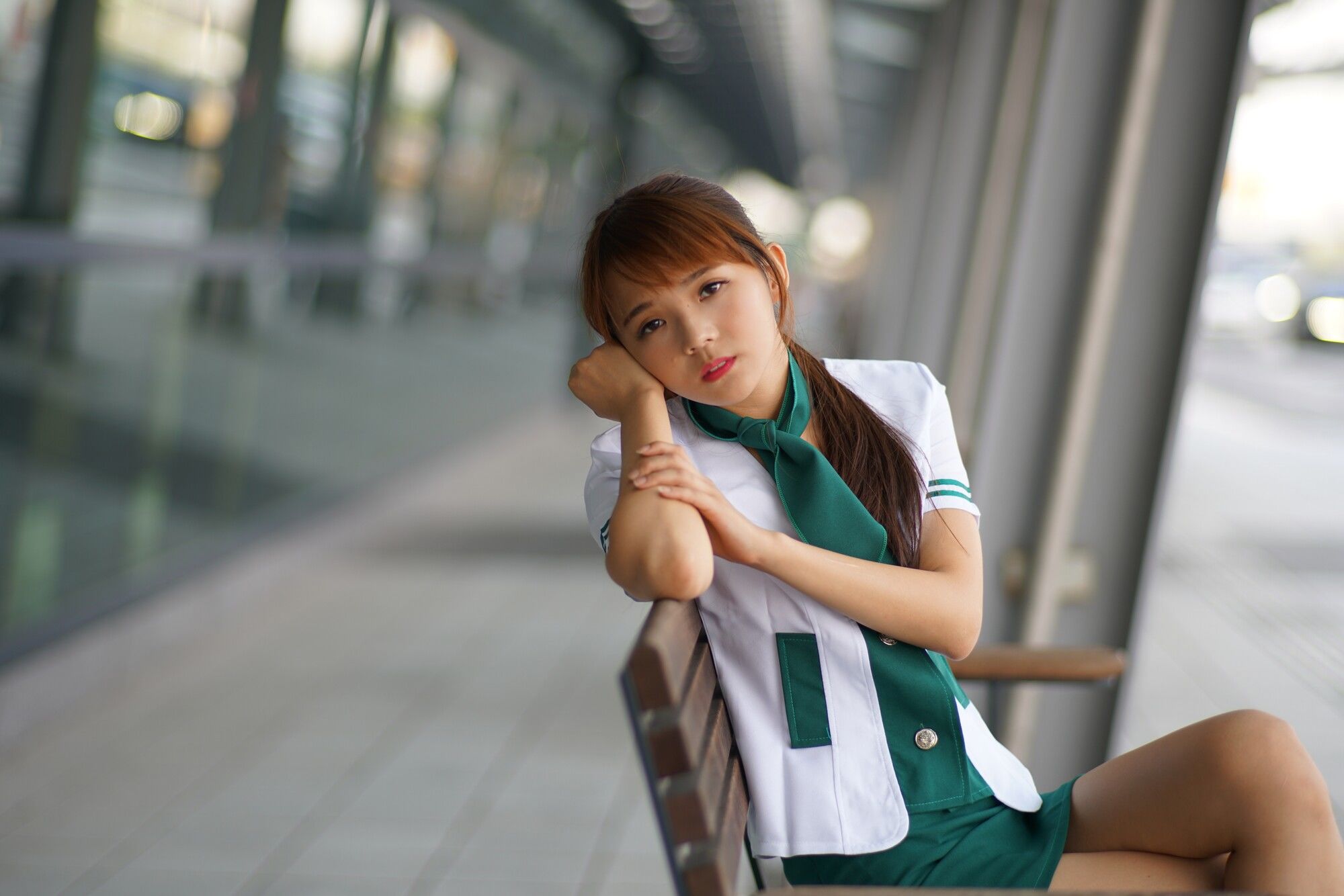 苏郁媛《烏日高鐵～空姐制服》-图40