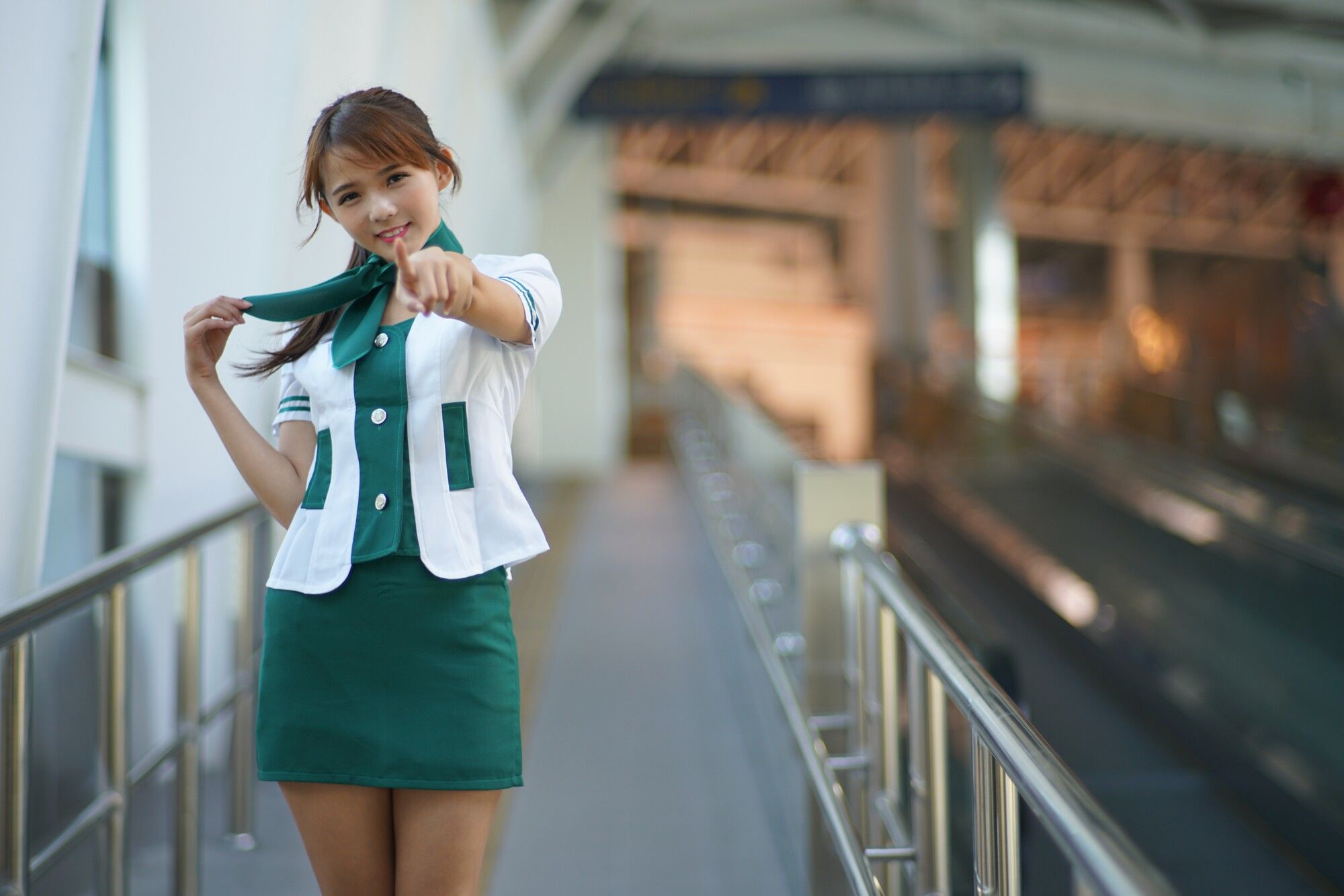 苏郁媛《烏日高鐵～空姐制服》-图42