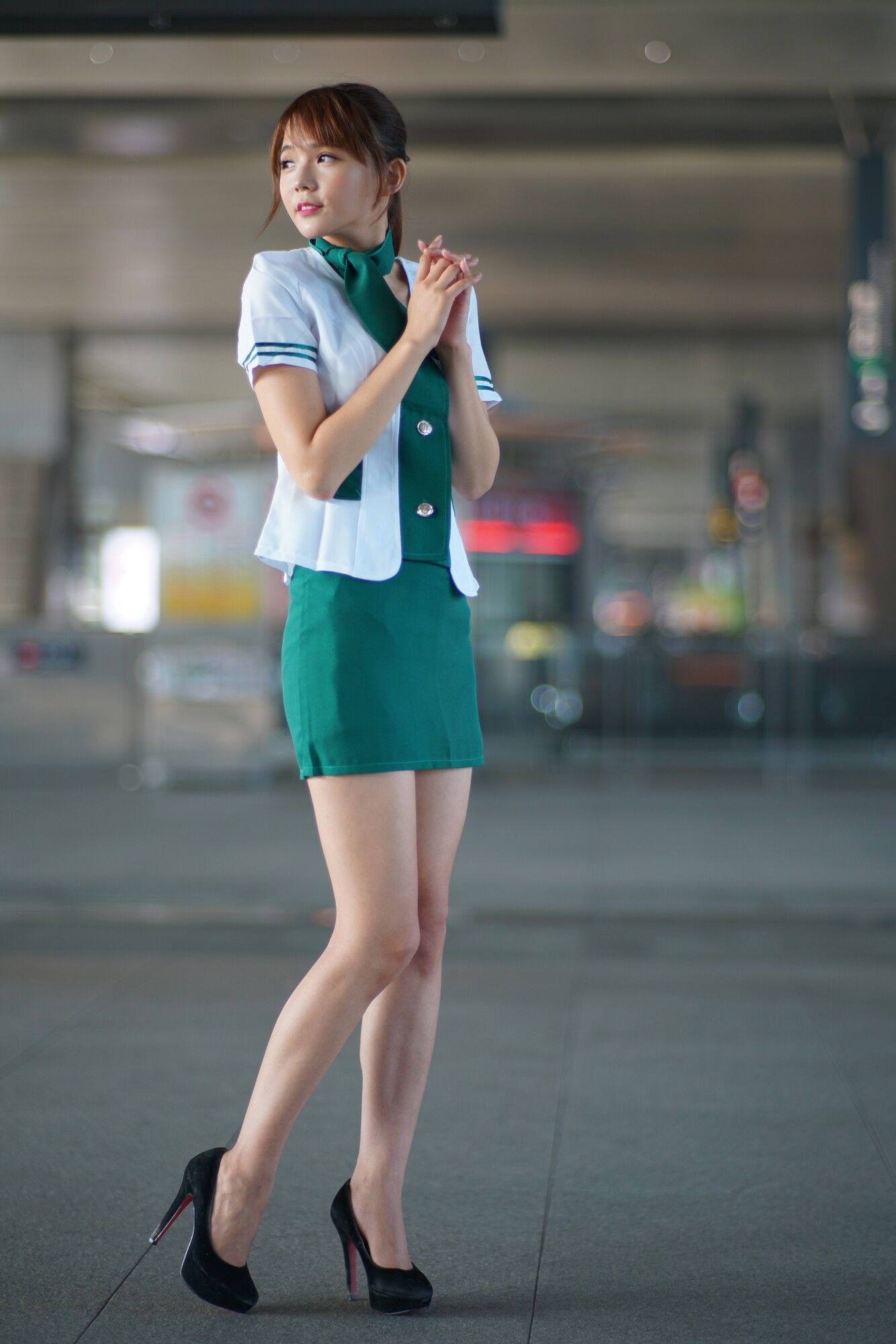 苏郁媛《烏日高鐵～空姐制服》-图62