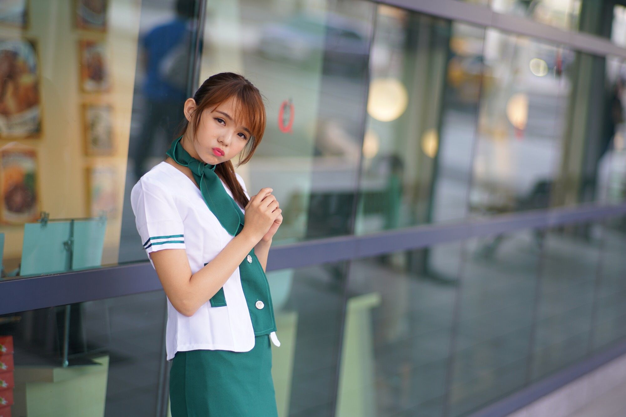 苏郁媛《烏日高鐵～空姐制服》-图6