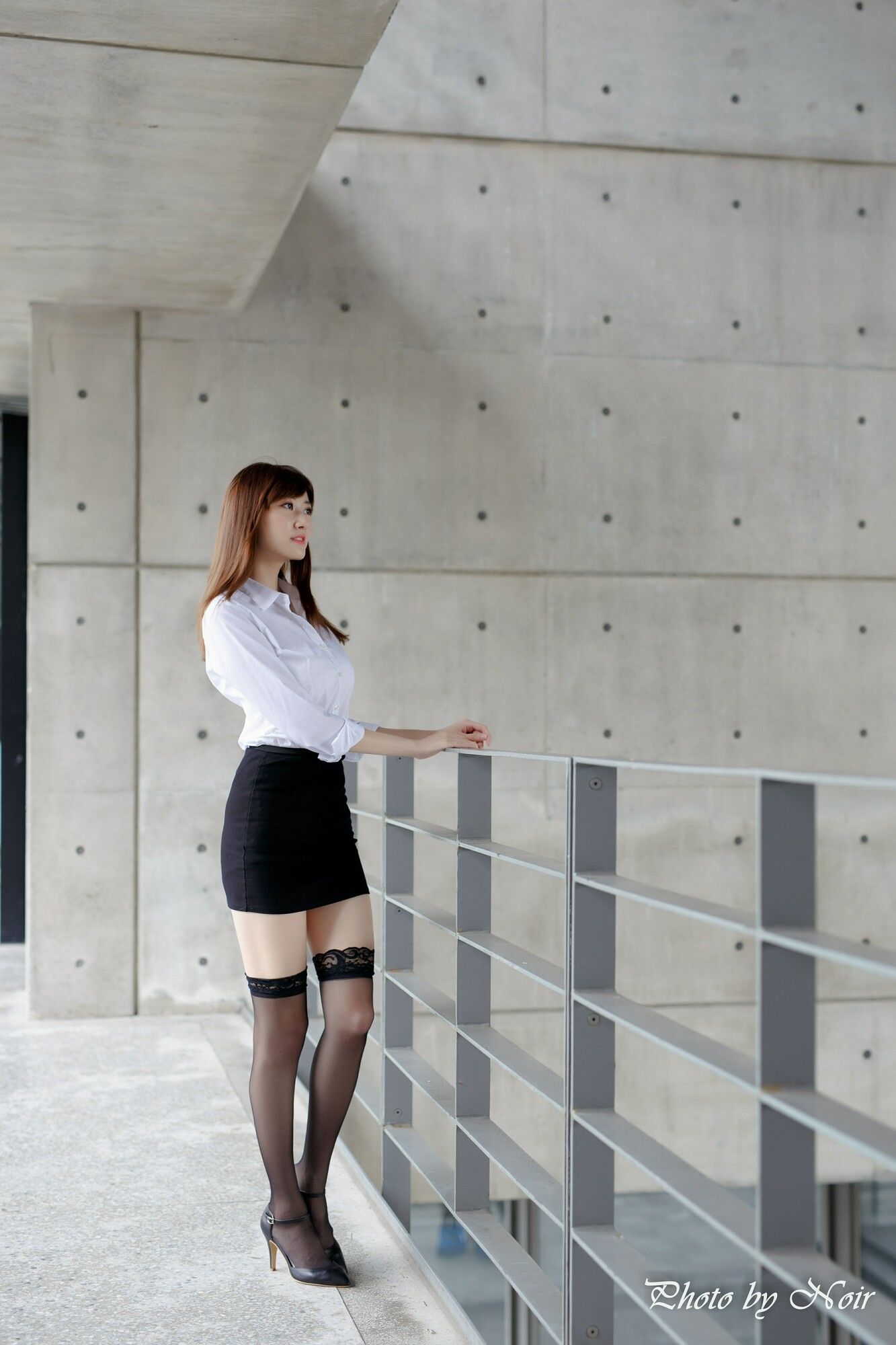 蔡译心@林茉晶《OL街拍合辑》-图11