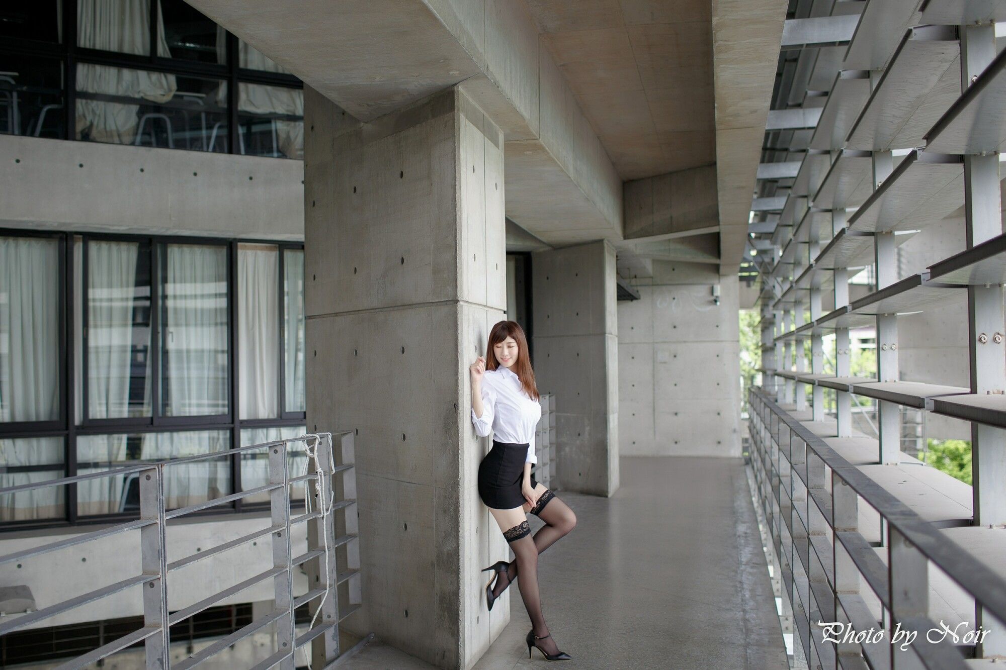 蔡译心@林茉晶《OL街拍合辑》-图6