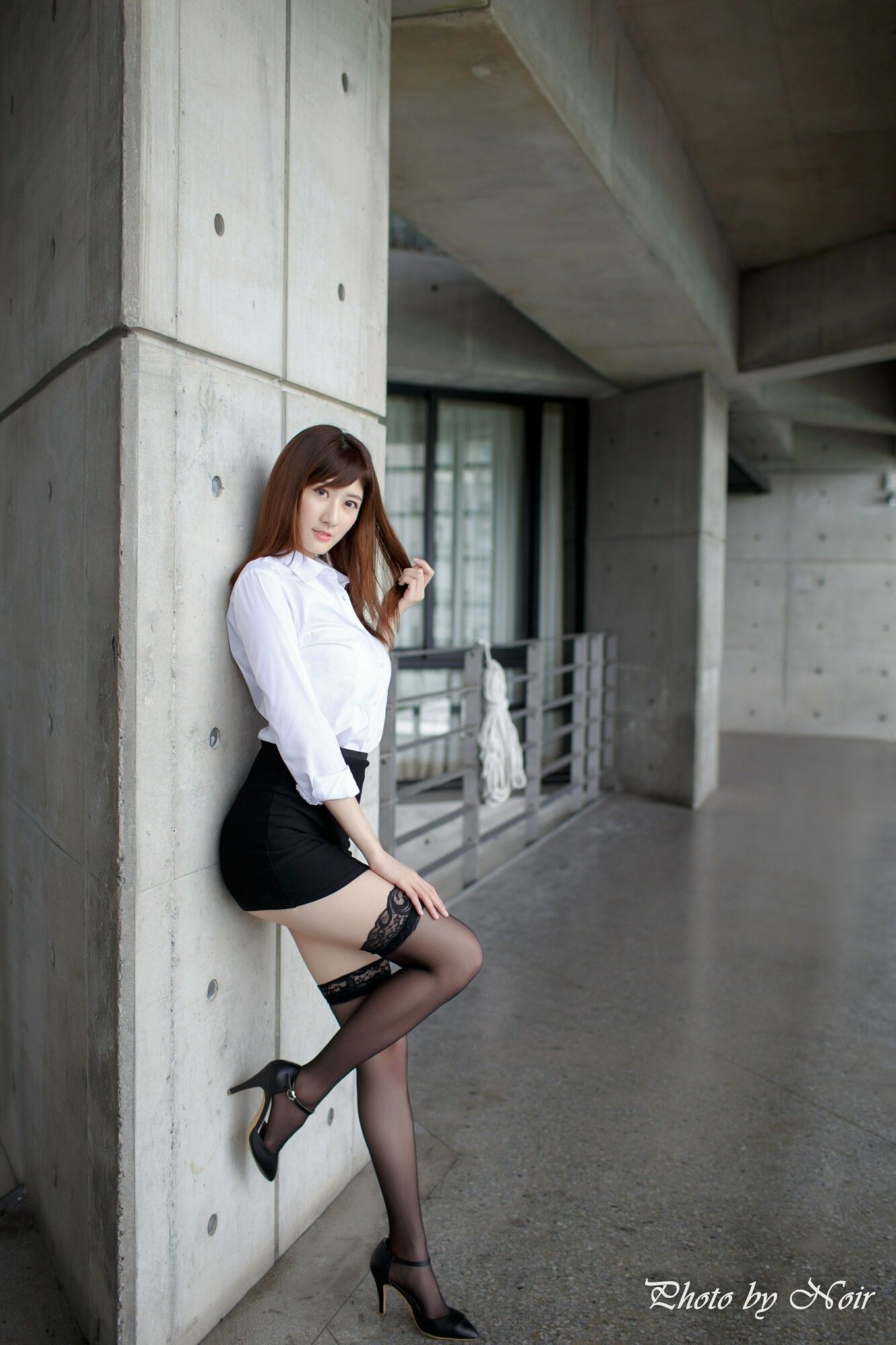 蔡译心@林茉晶《OL街拍合辑》-图7