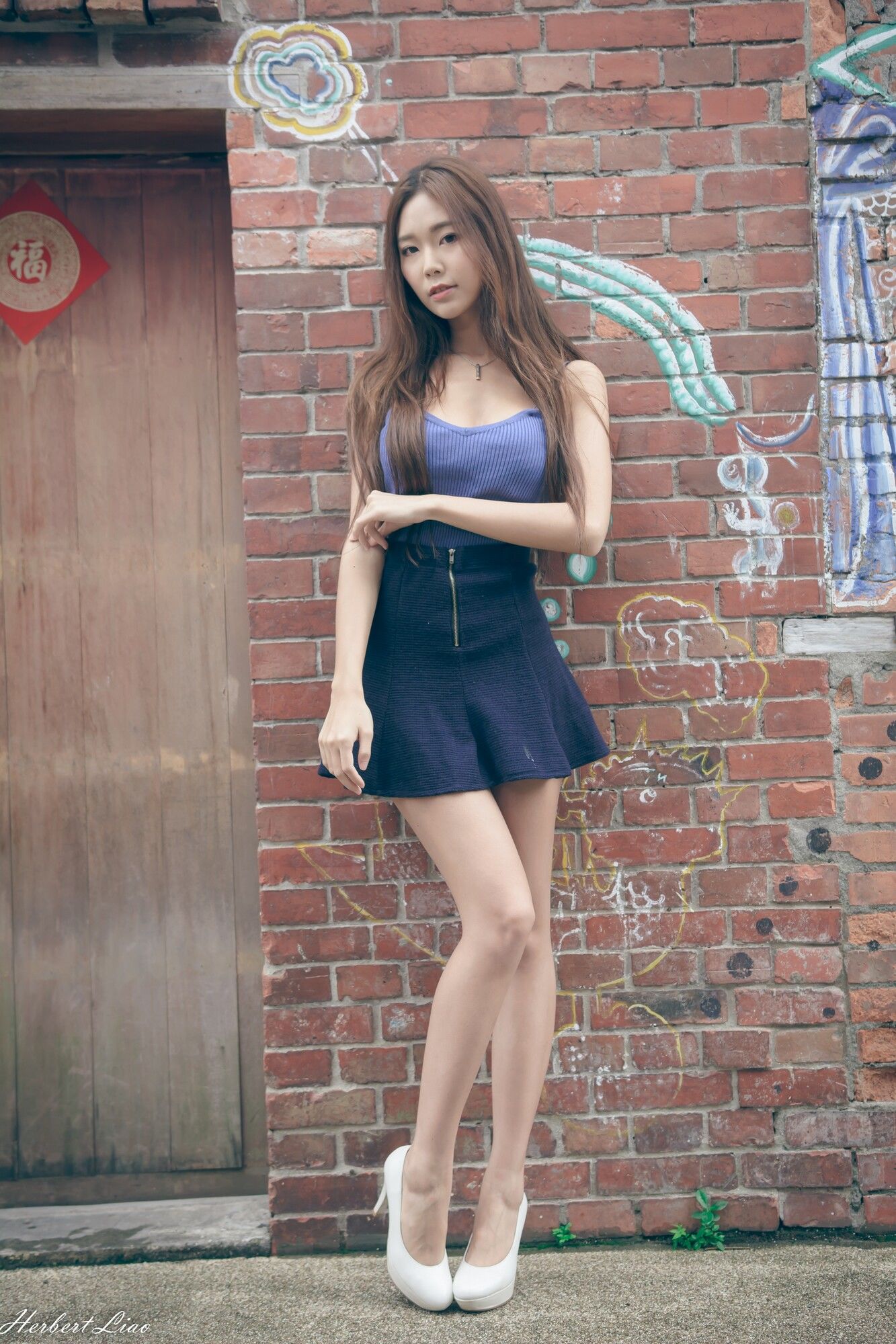 黄上晏《剝皮寮~超短裙外拍》-图11