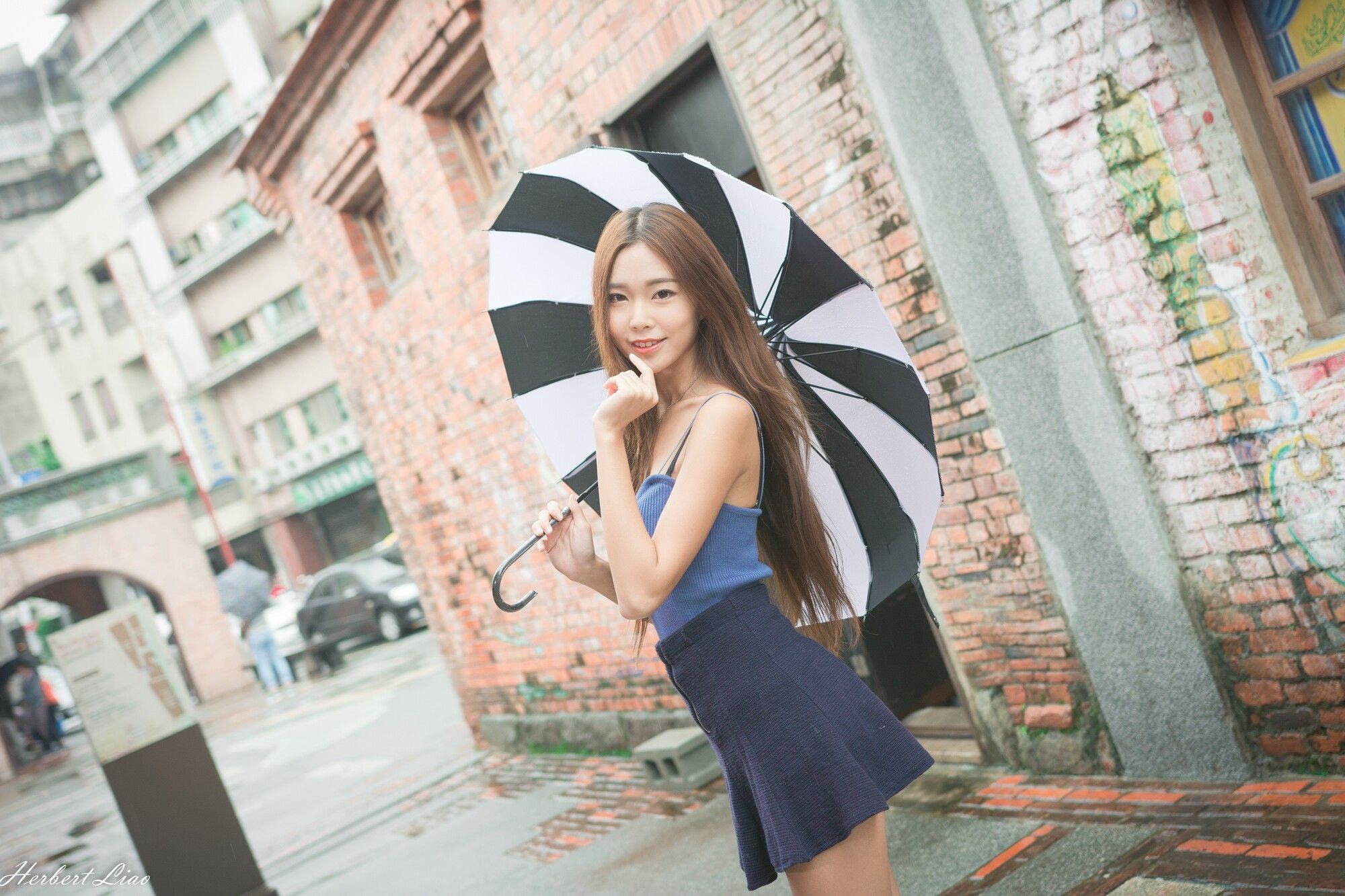 黄上晏《剝皮寮~超短裙外拍》-图39