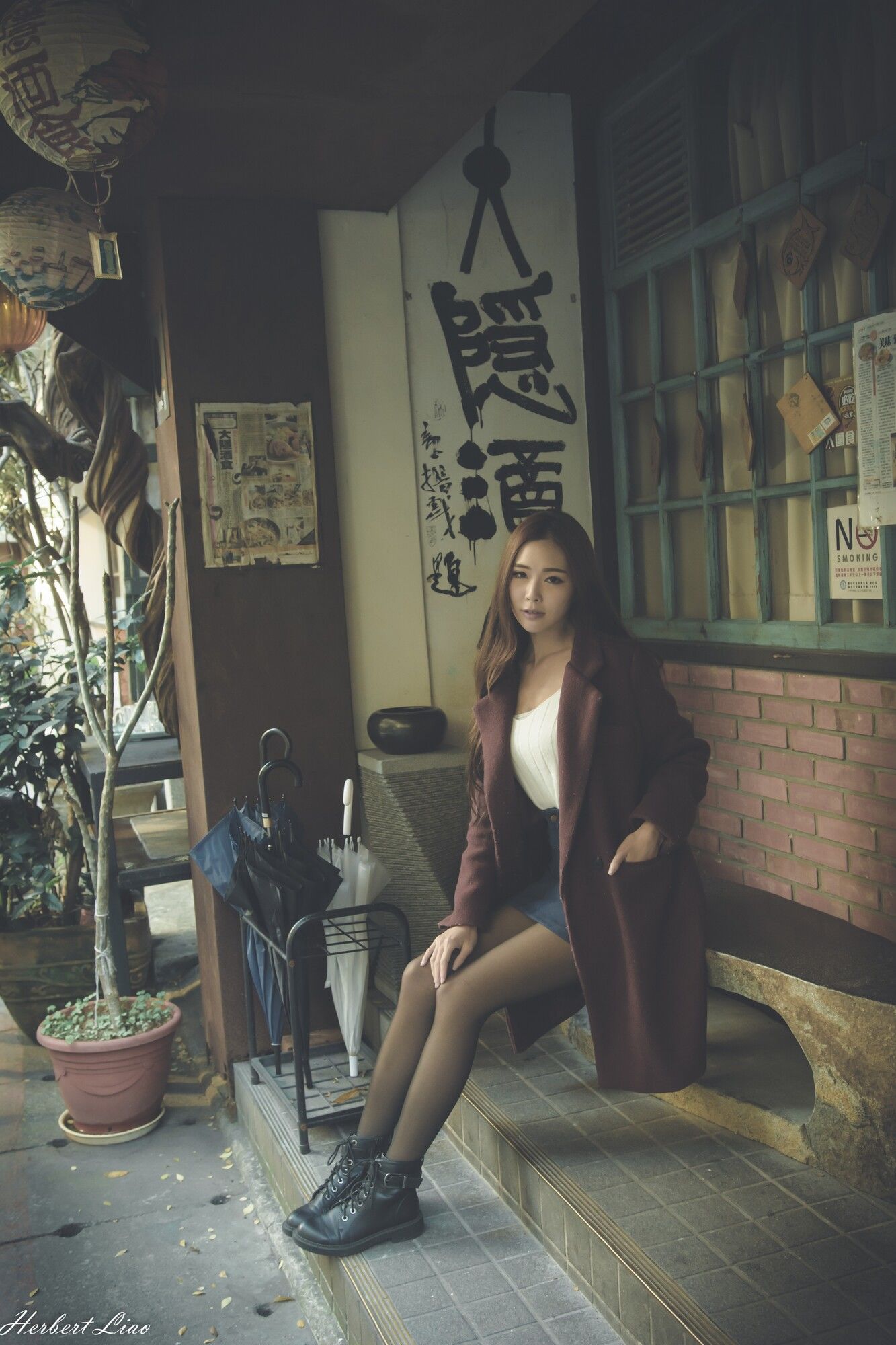 黄上晏《古亭站周邊~风衣正妹》-图29