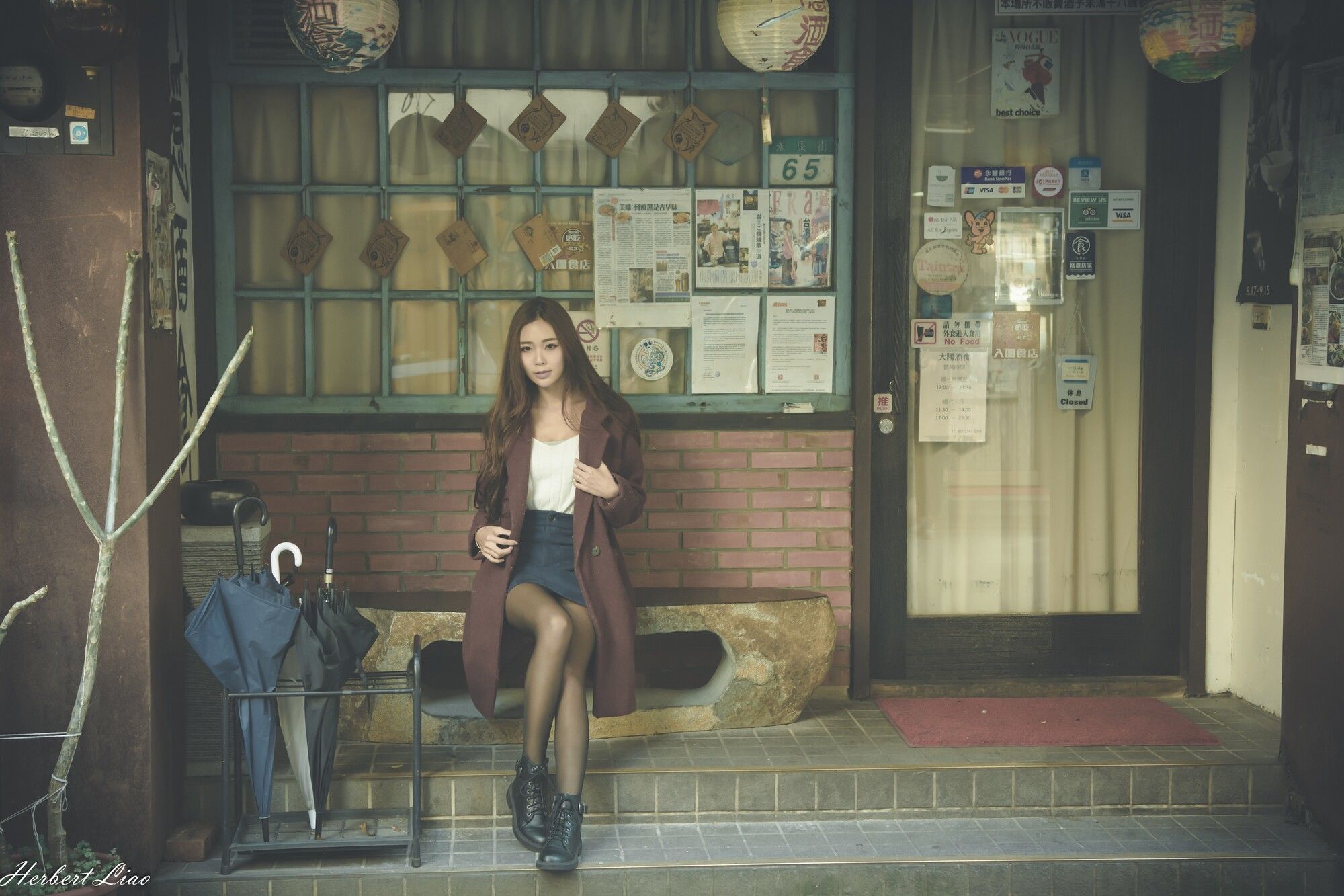 黄上晏《古亭站周邊~风衣正妹》-图30