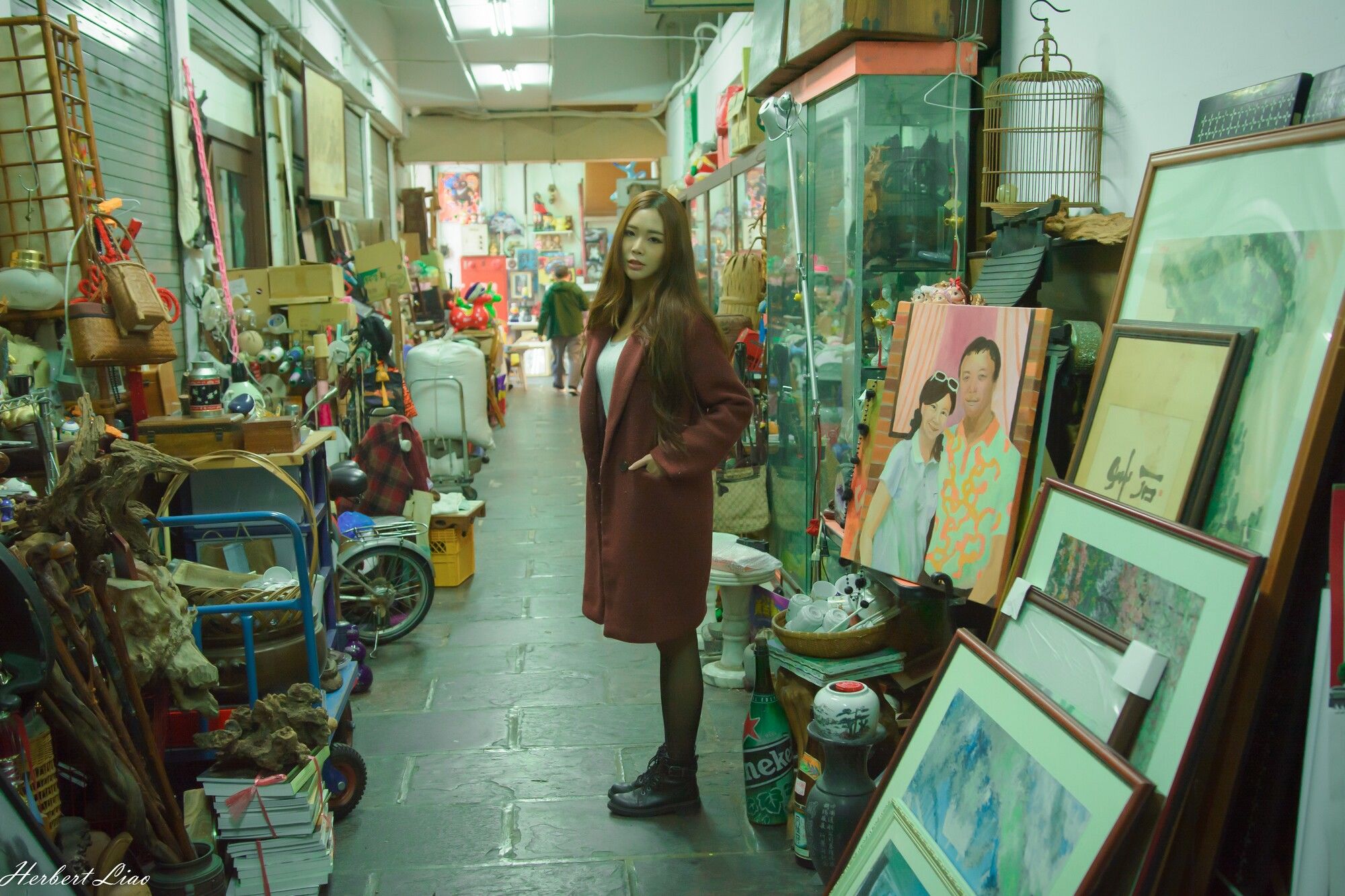 黄上晏《古亭站周邊~风衣正妹》-图31