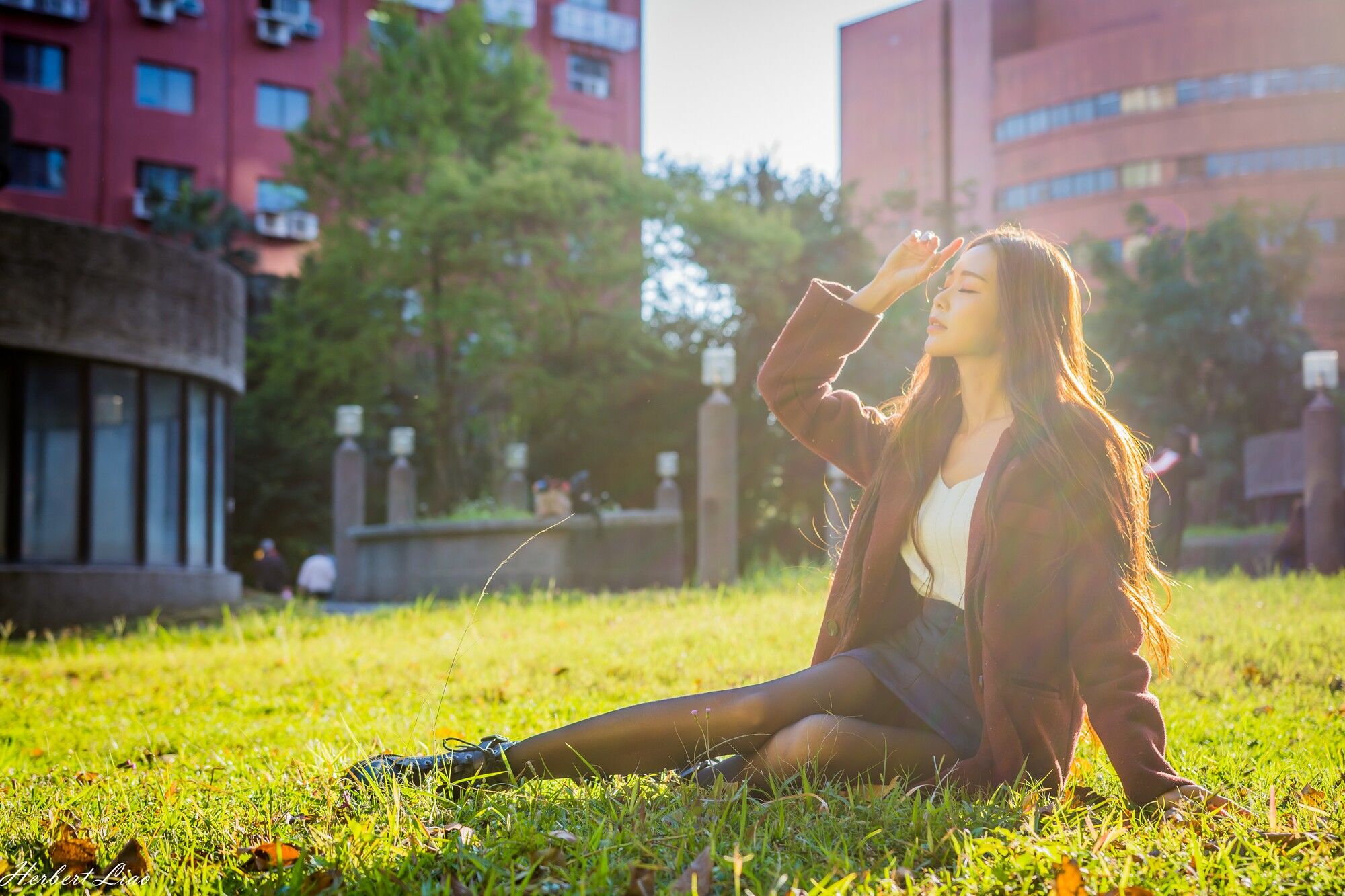 黄上晏《古亭站周邊~风衣正妹》-图33