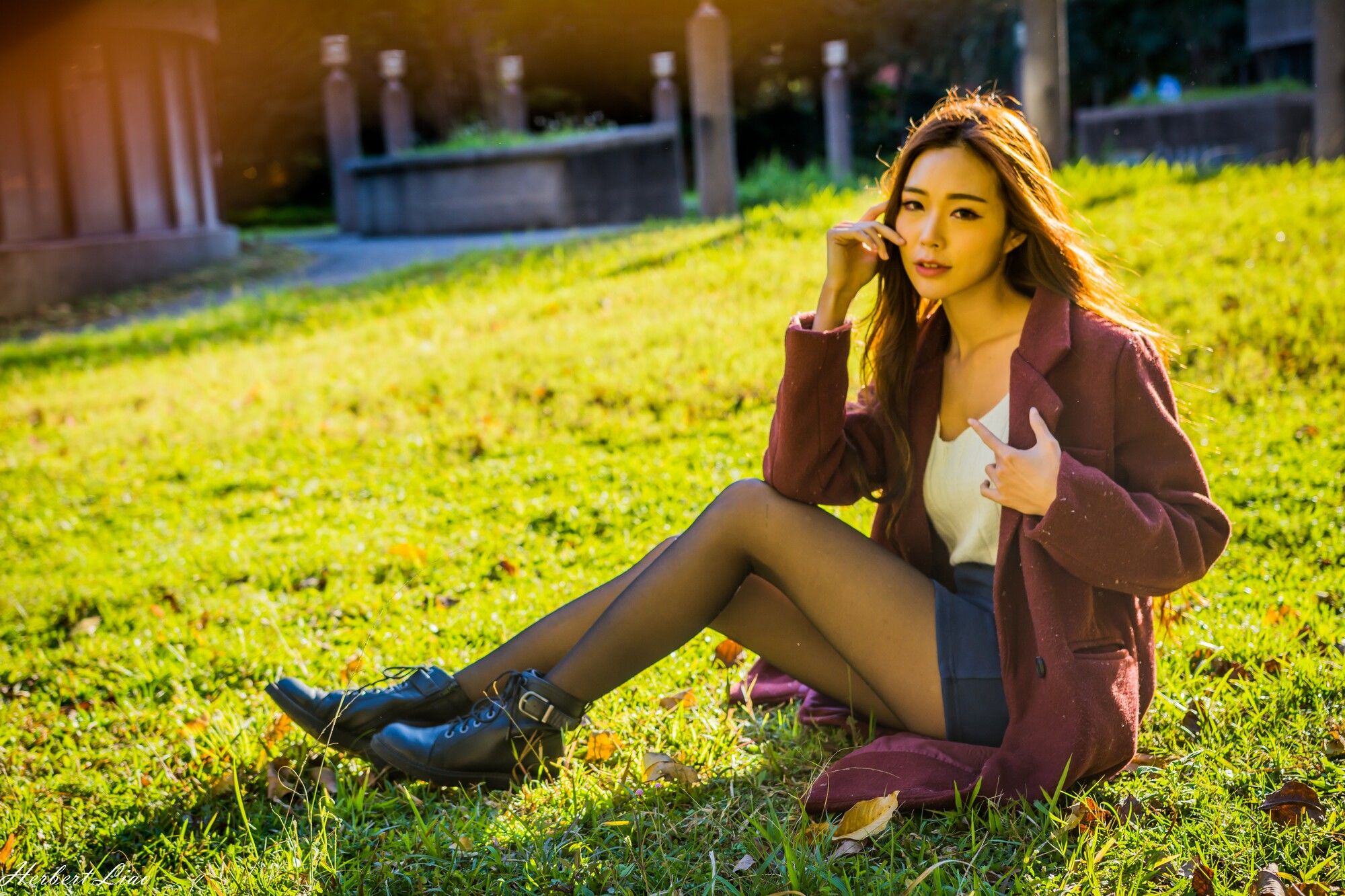 黄上晏《古亭站周邊~风衣正妹》-图35