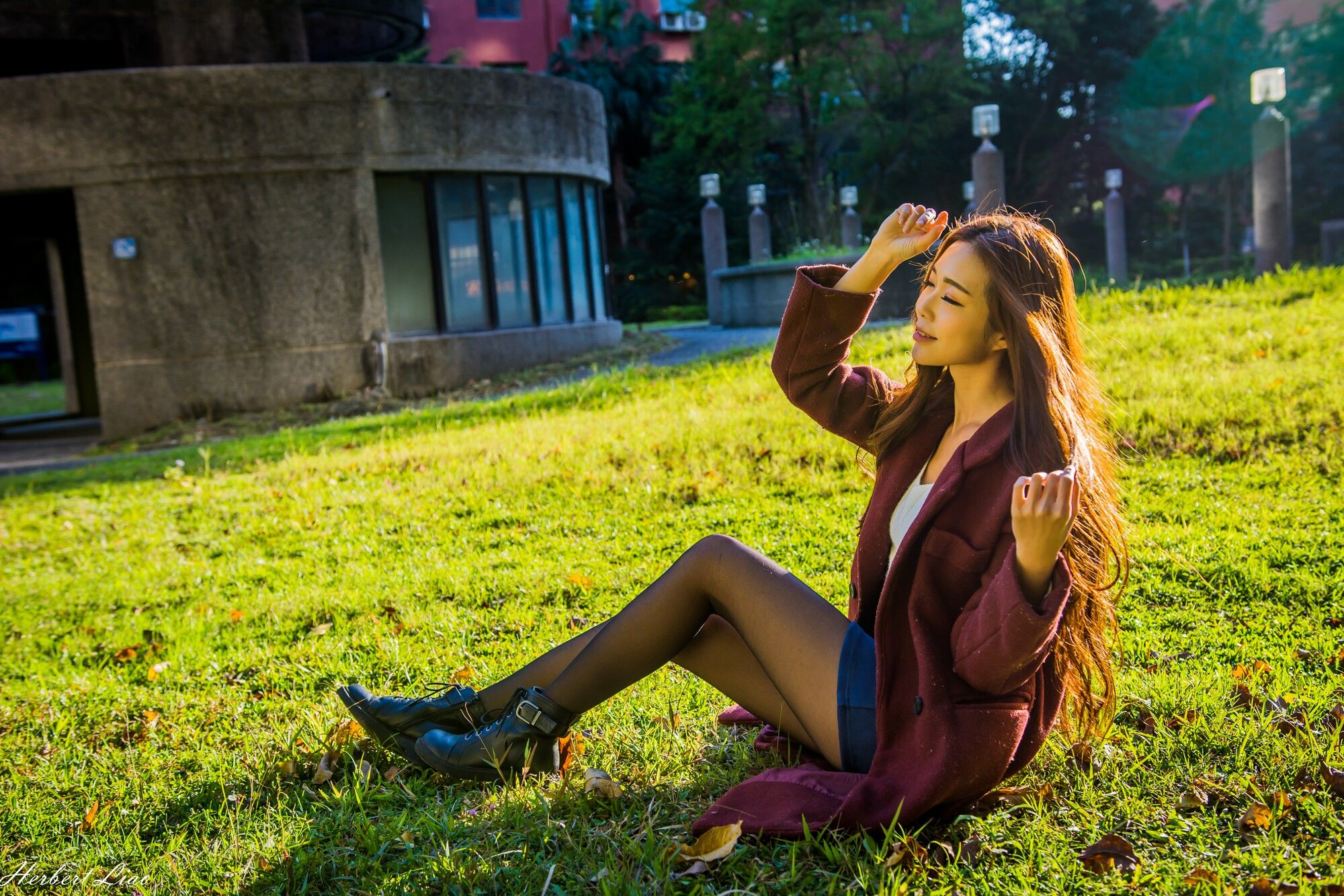 黄上晏《古亭站周邊~风衣正妹》-图37