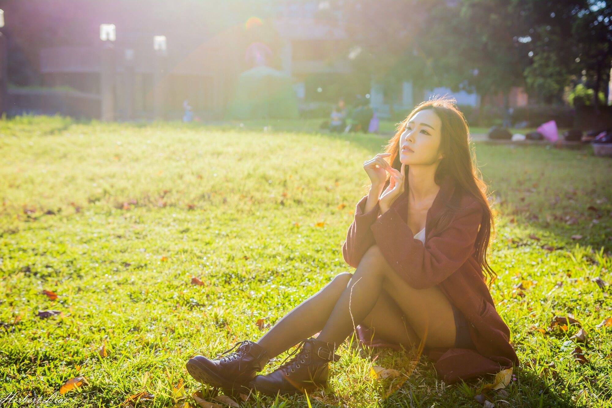 黄上晏《古亭站周邊~风衣正妹》-图5