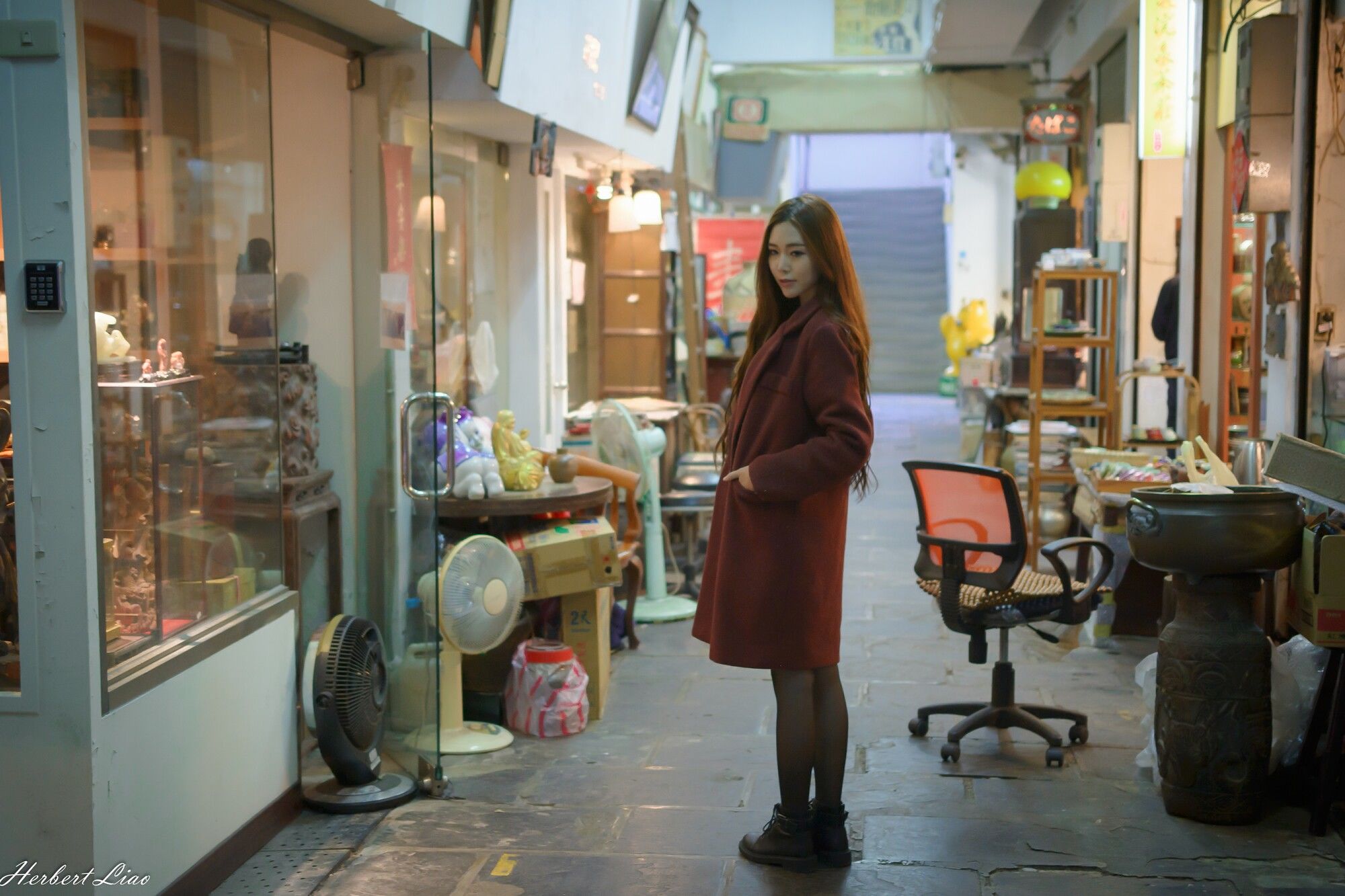 黄上晏《古亭站周邊~风衣正妹》-图8