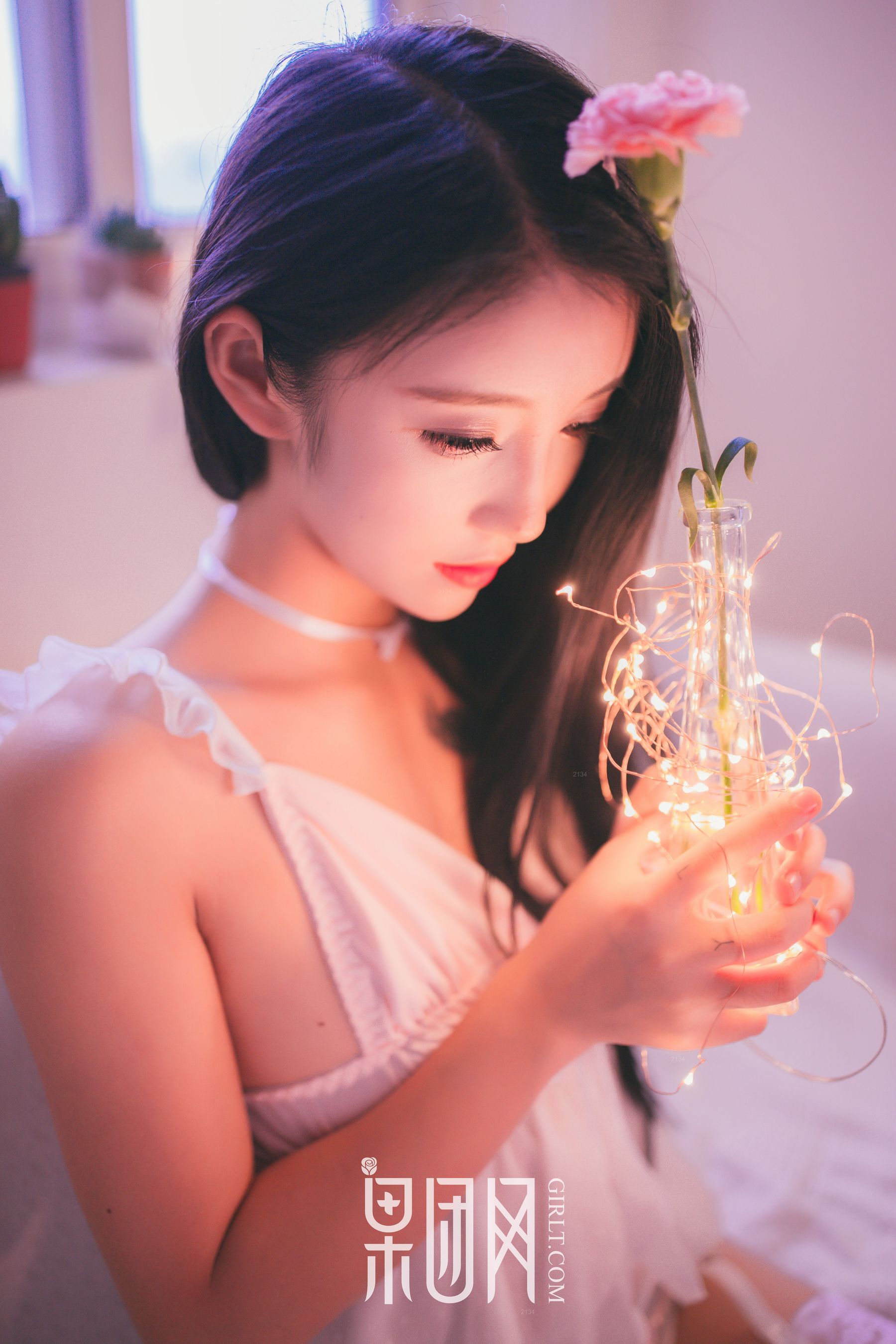 《清纯女神身着白纱，妩媚动人！》  No.027-图18
