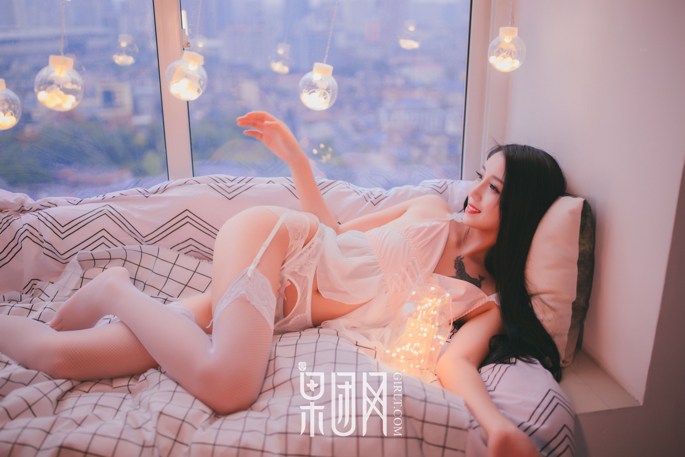 《清纯女神身着白纱，妩媚动人！》  No.027-图39
