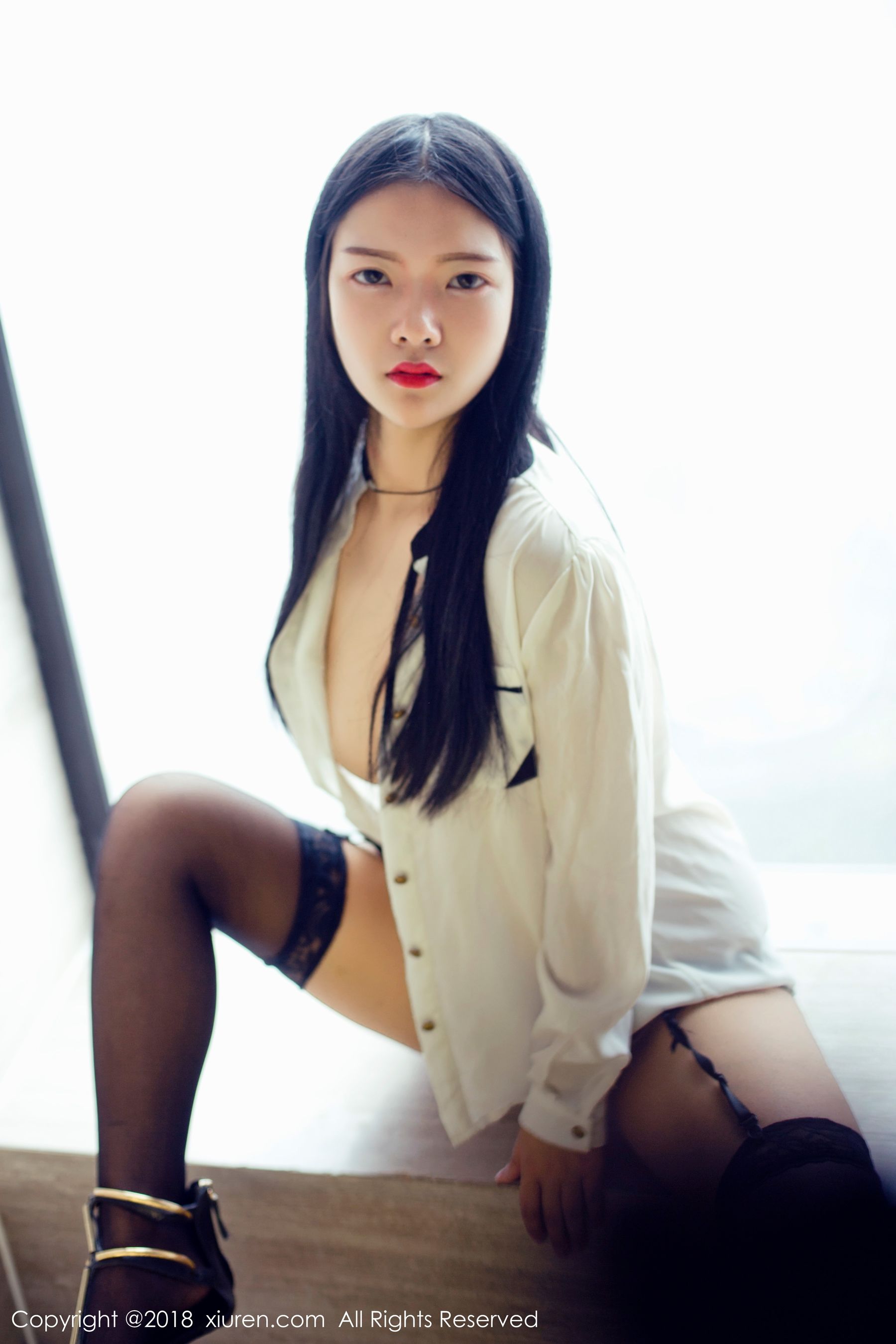 凌希儿《高冷欧码学生妹》  No.1008-图6