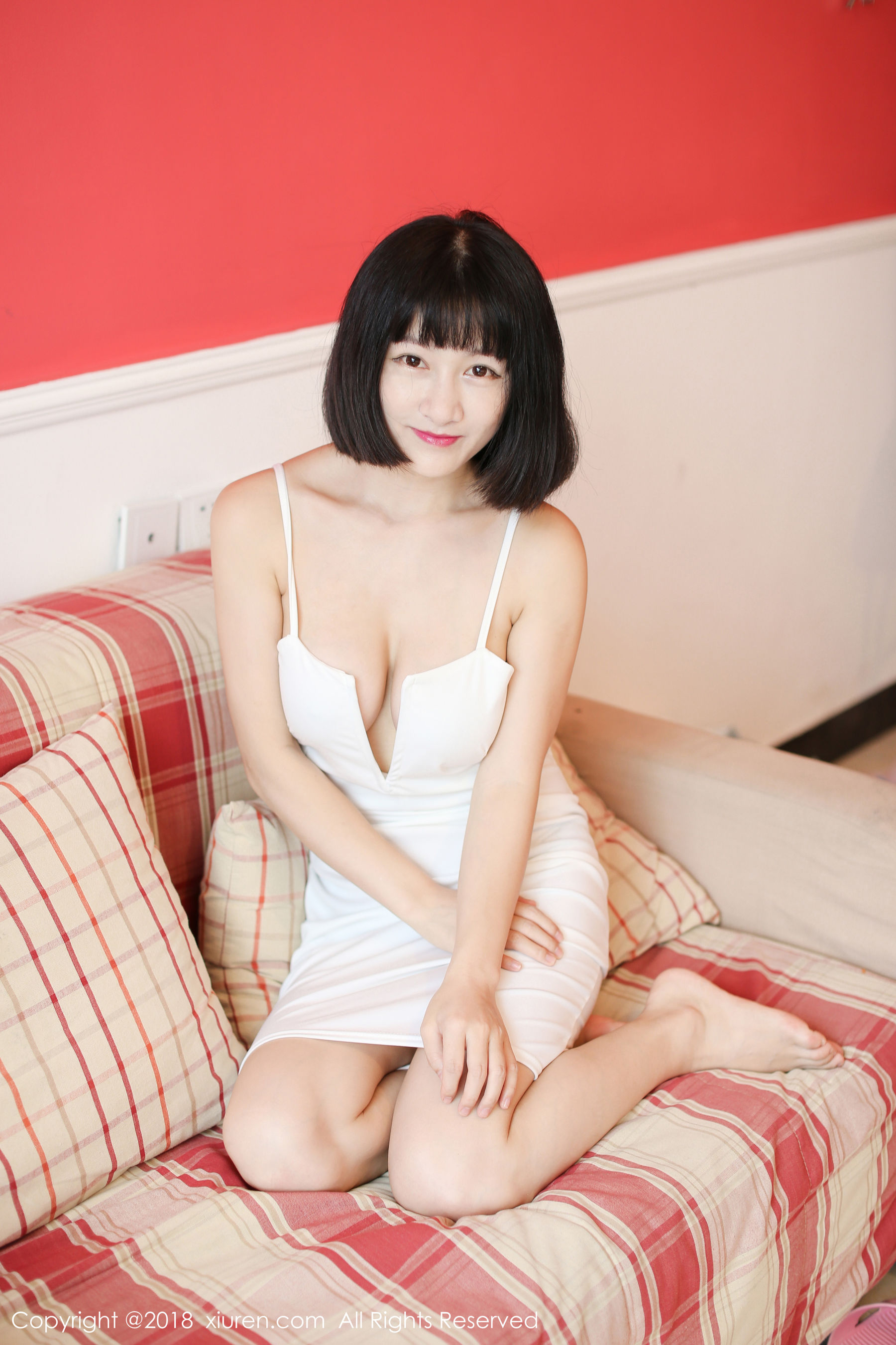 模特小探戈《美胸内衣+性感吊带裙》  No.1012-图16