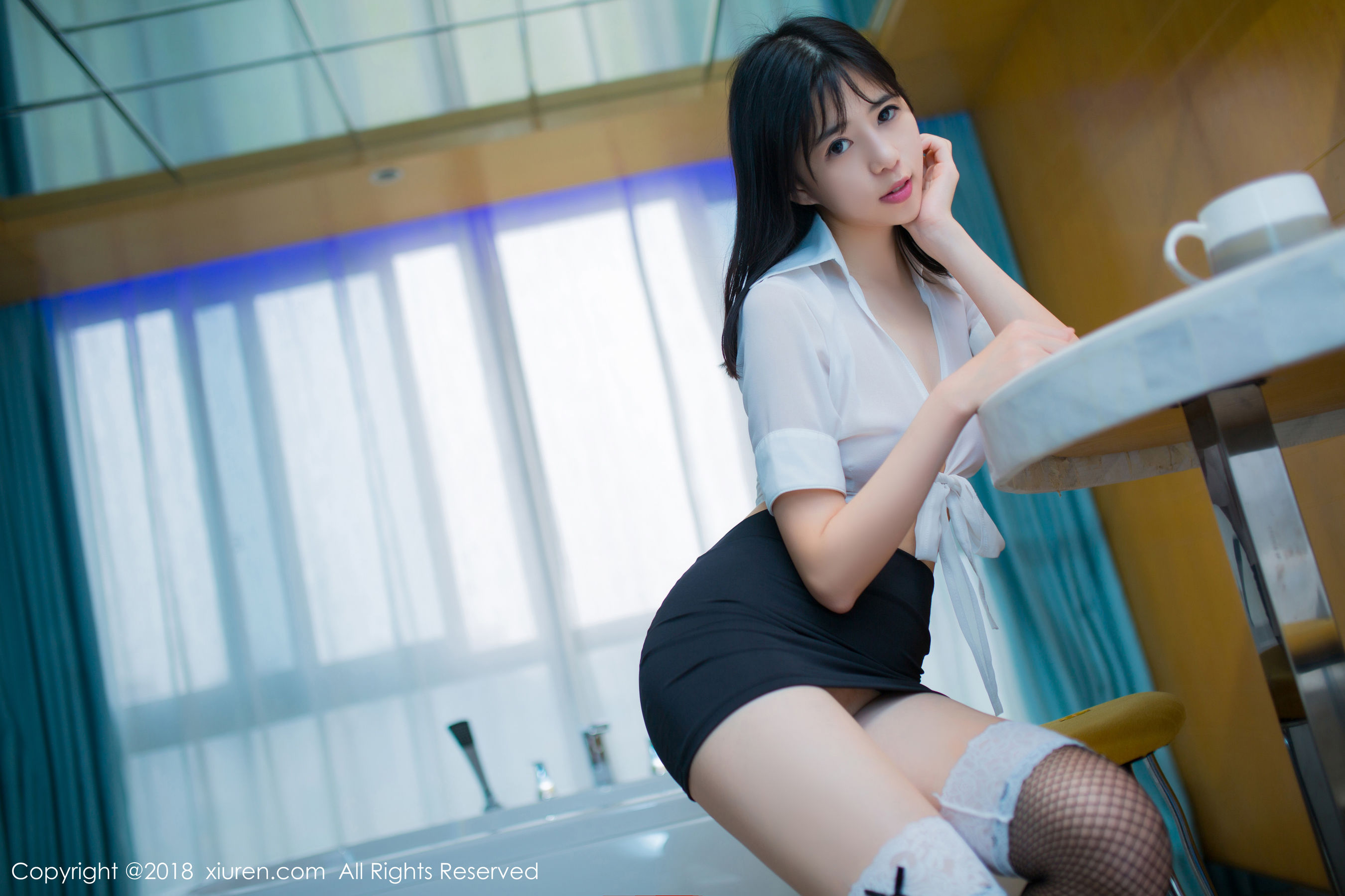 艾栗栗栗栗栗栗吖《女秘OL》  No.1014-图10