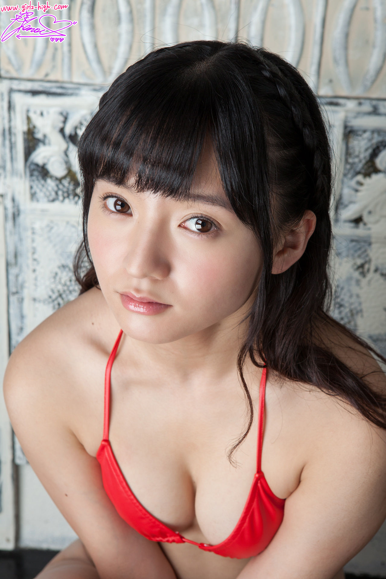 Ayana Nishinaga 西永彩奈 - 红色比基尼 - ghwb_003_006-图19