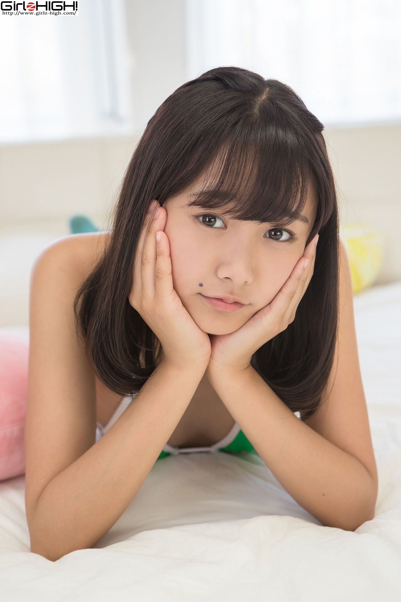 西野花恋《ニーハイコレクション》グリーンビキニ-图27