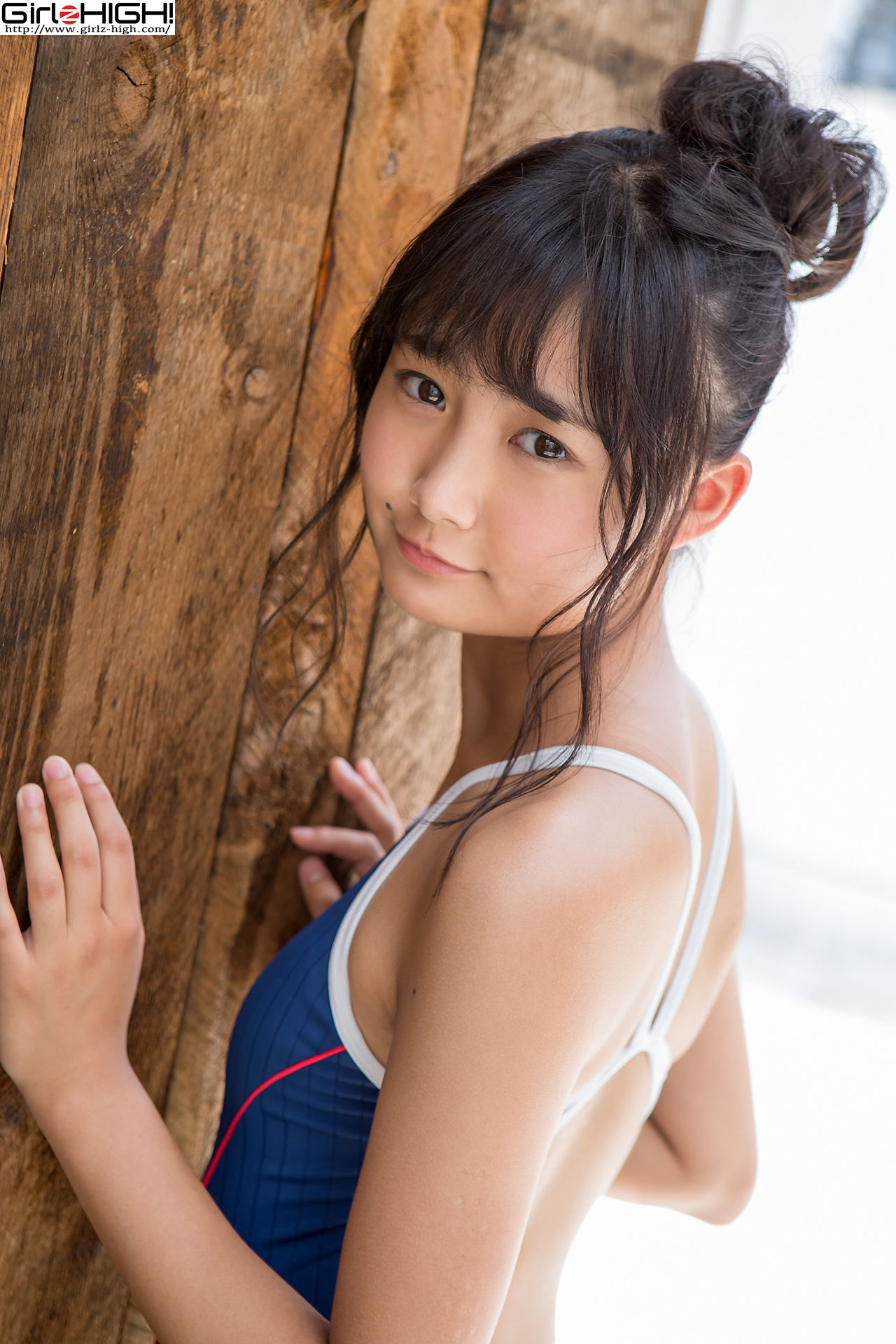 西野花恋《ニーハイコレクション》競泳水着-图4