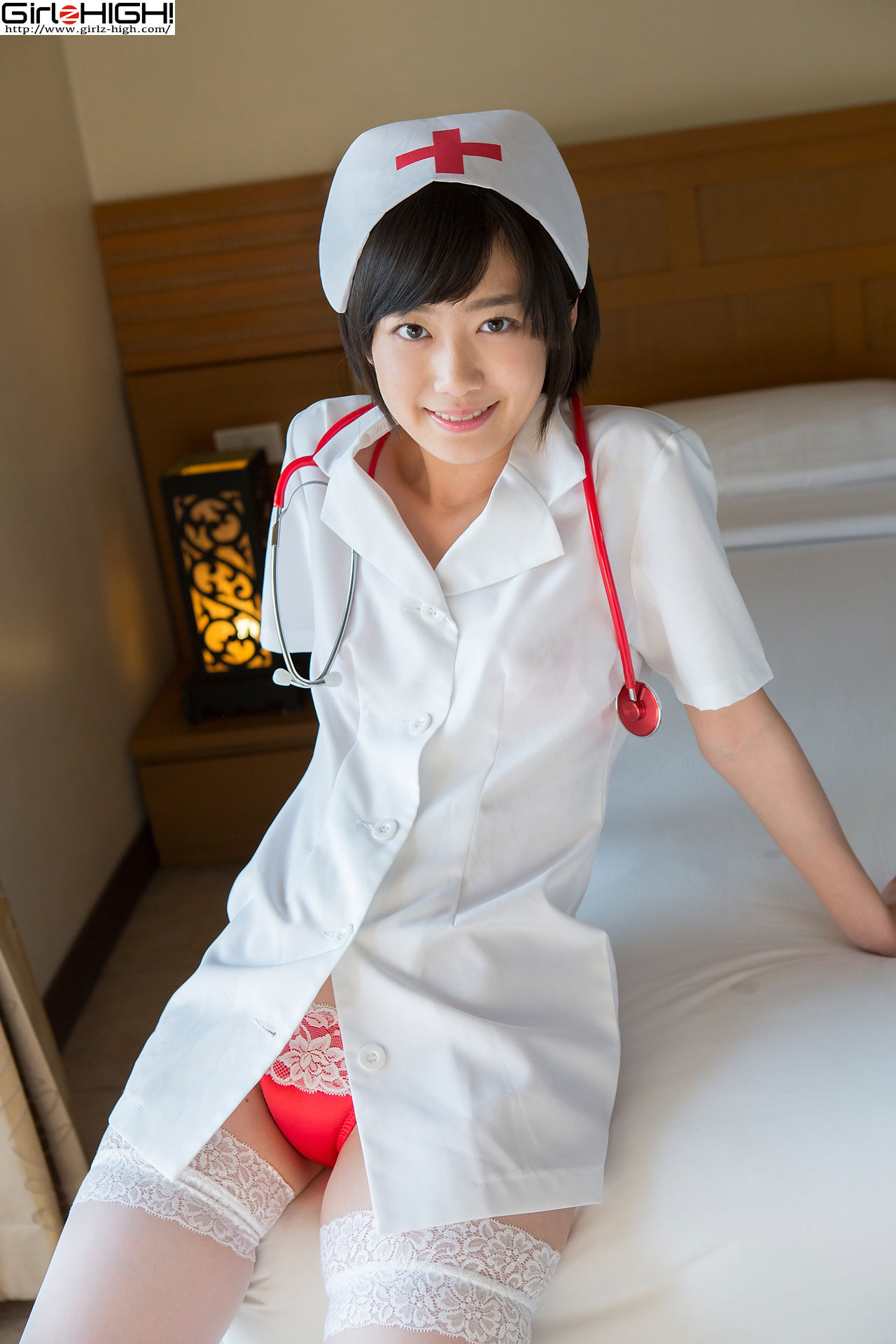 Koharu Nishino 西野小春 - 护士制服诱惑 - bkoh_002_002-图5