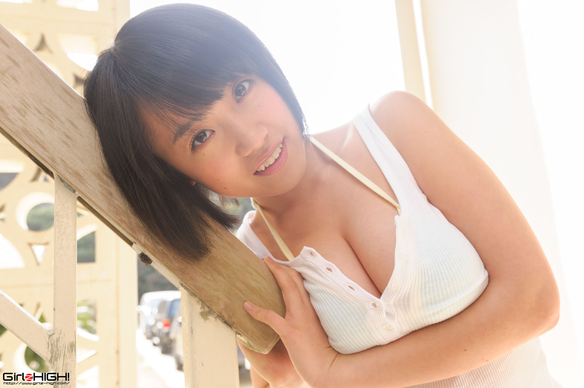 Mami Nagase 長瀬麻美 - 性感小背心 #g025 Gravure Gallery 03-图6