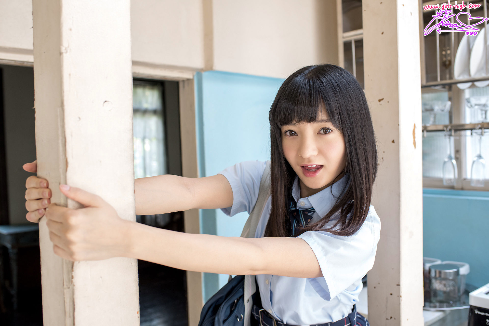 西永彩奈 Ayana Nishinaga - 校服少女的诱惑 - ghwb_003_001-图13
