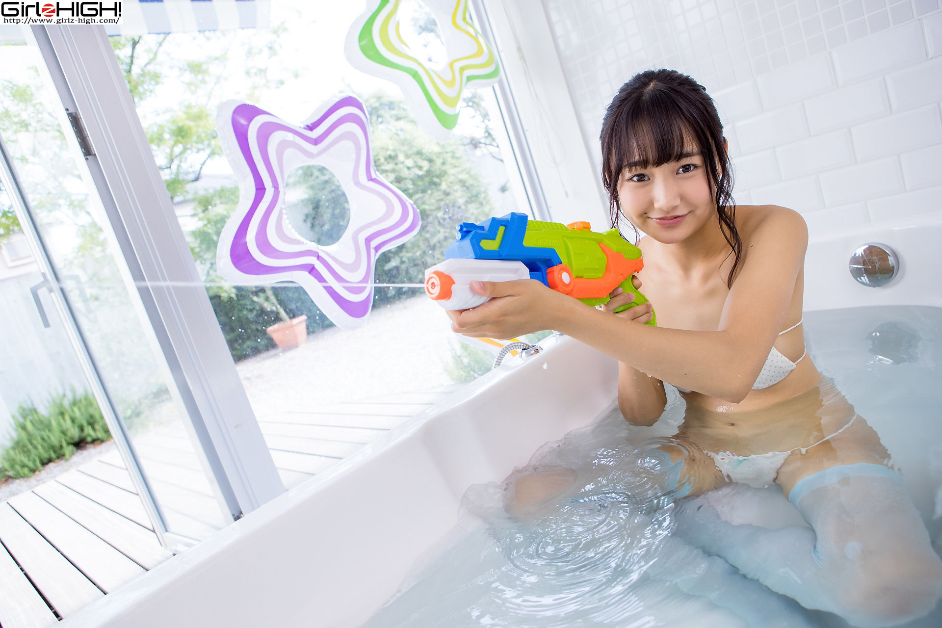 西野花恋《ニーハイコレクション》眼帯ビキニ-图17
