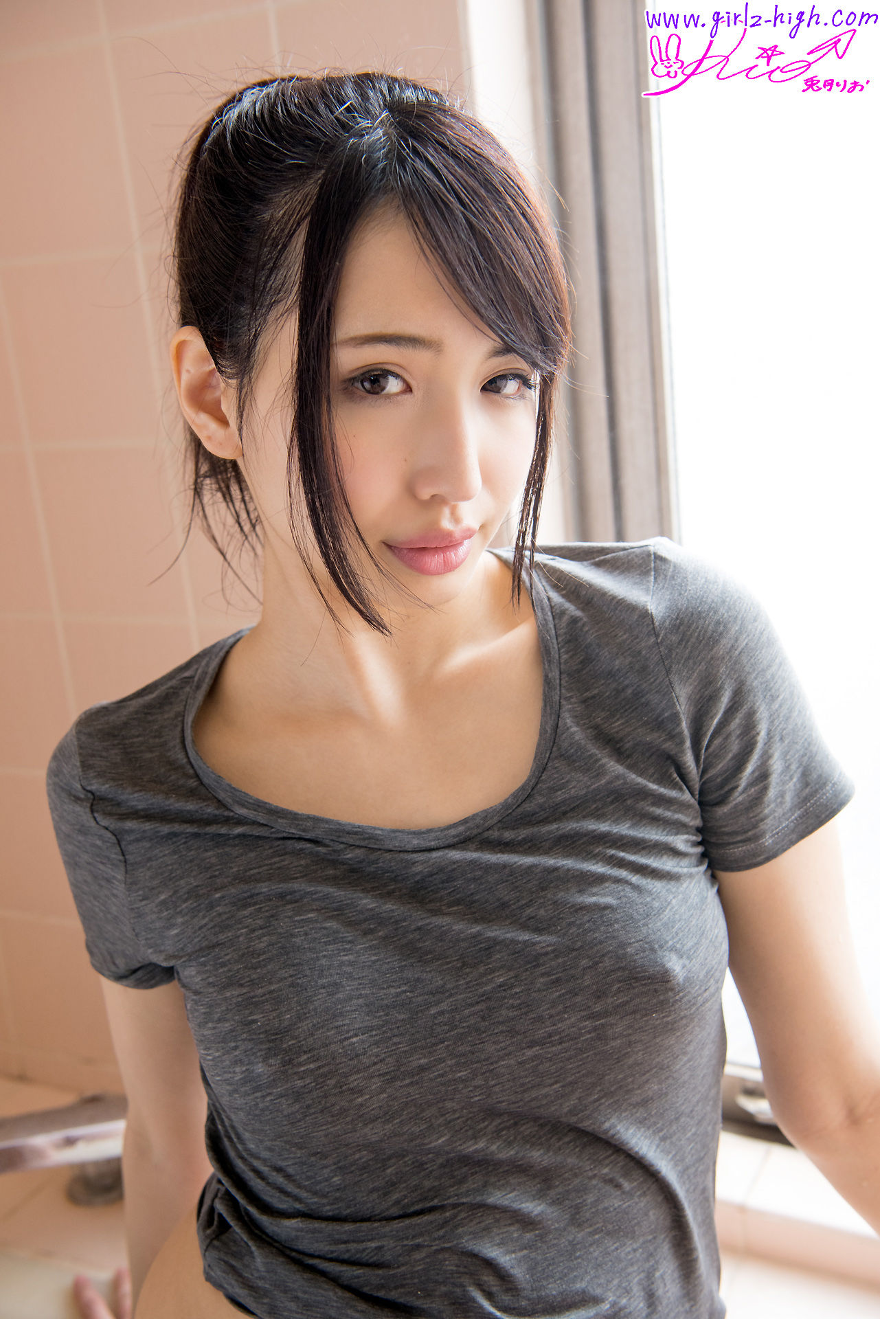 兎月りお《りおの疼いちゃう》ノーブラTシャツ-图19
