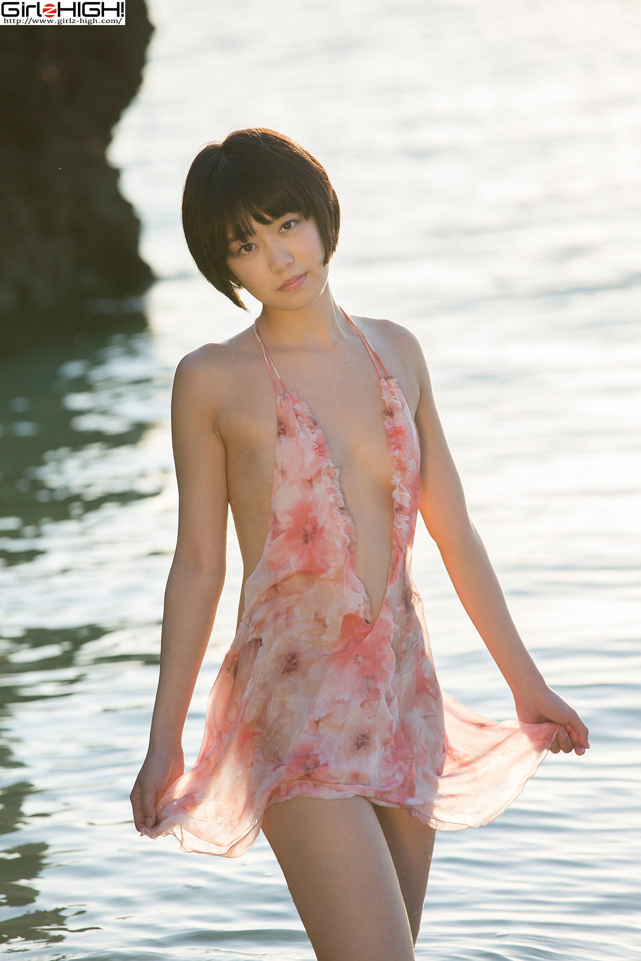 Koharu Nishino 西野小春 - 海边镂空少女 - bkoh_004_003-图11