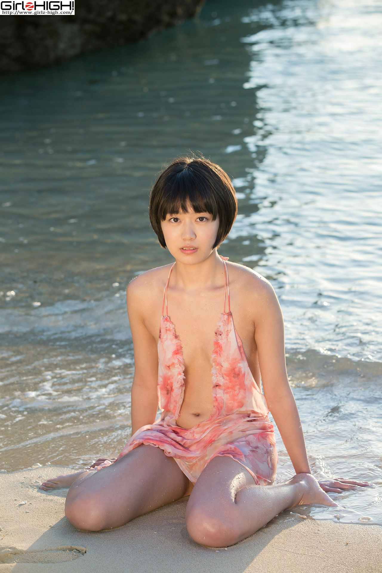 Koharu Nishino 西野小春 - 海边镂空少女 - bkoh_004_003-图17