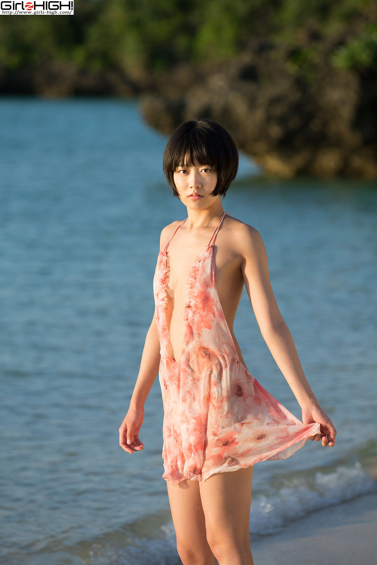 Koharu Nishino 西野小春 - 海边镂空少女 - bkoh_004_003-图2