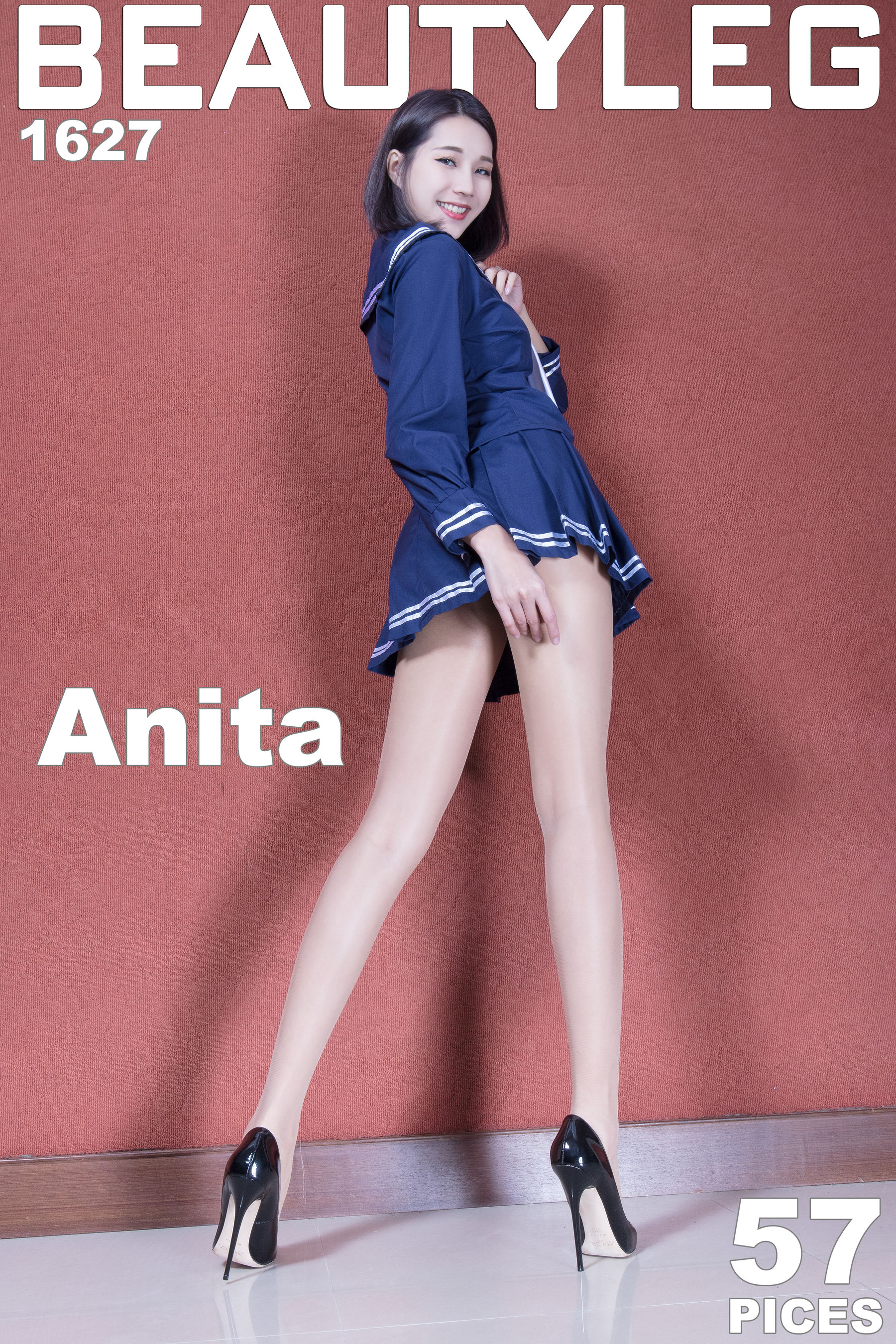 林千如Anita《制服美腿+黑丝旗袍》  No.1627-图0