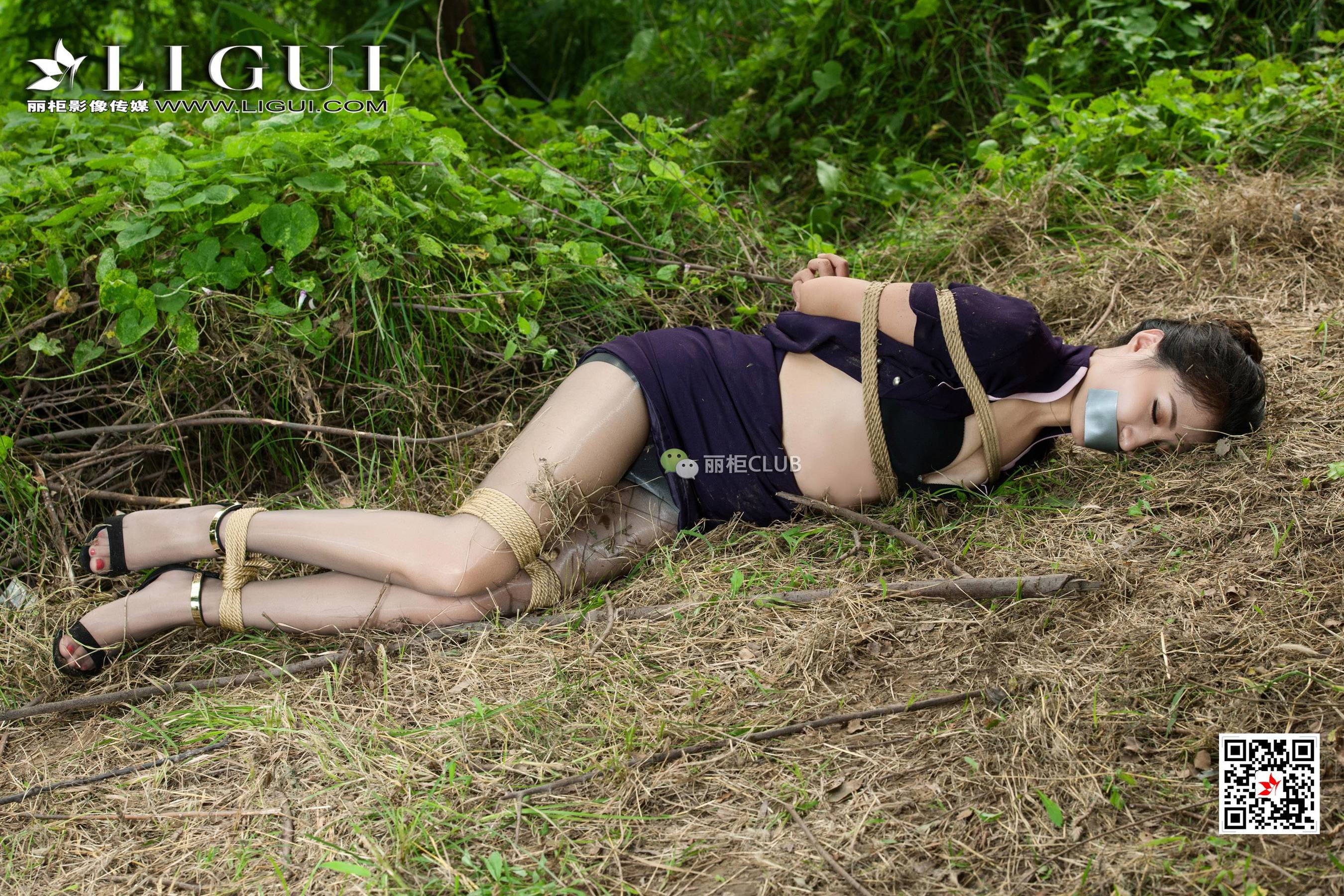 腿模思彤《外拍绳艺人体摄影》  网络丽人-图22