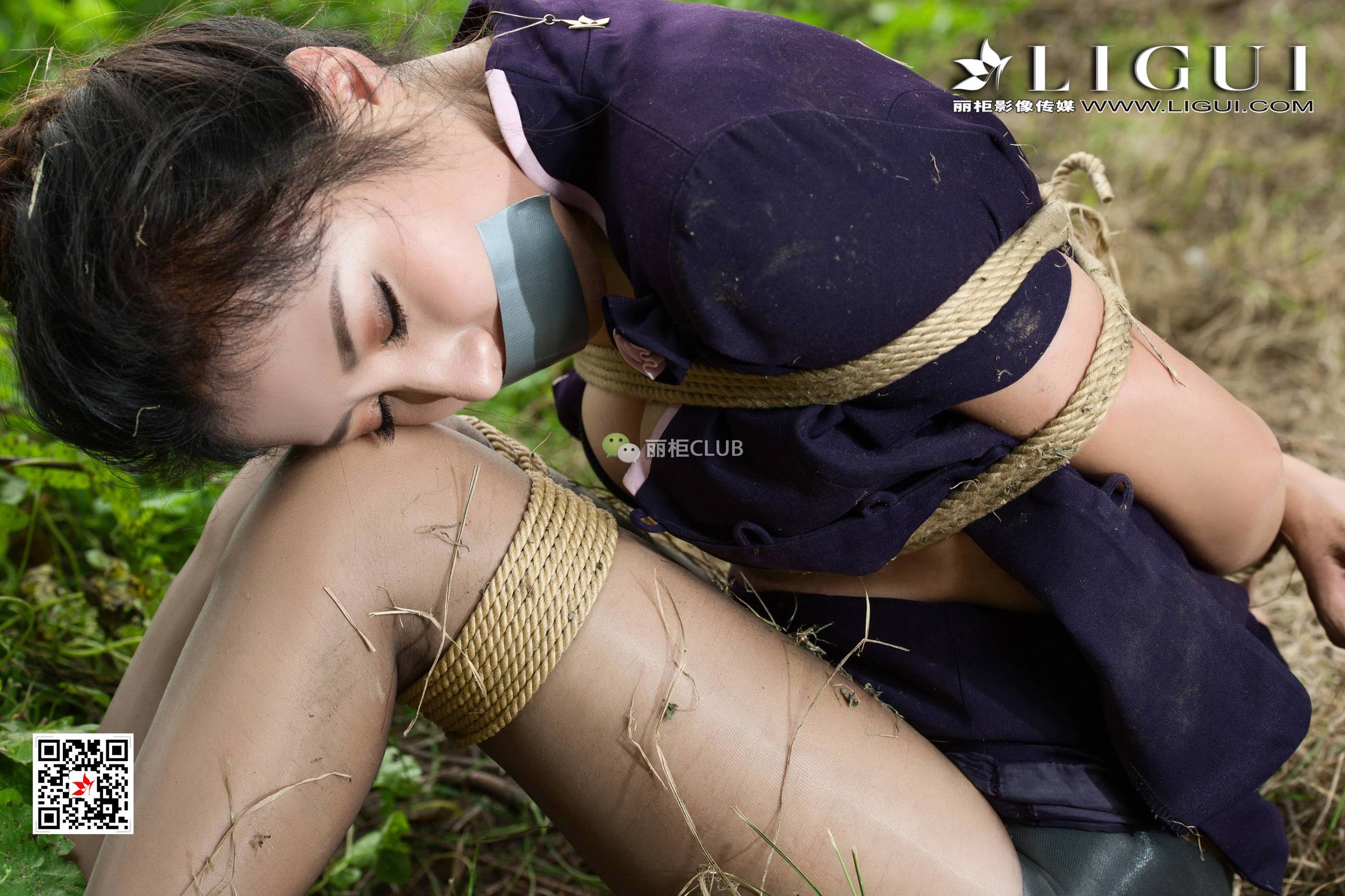 腿模思彤《外拍绳艺人体摄影》  网络丽人-图47