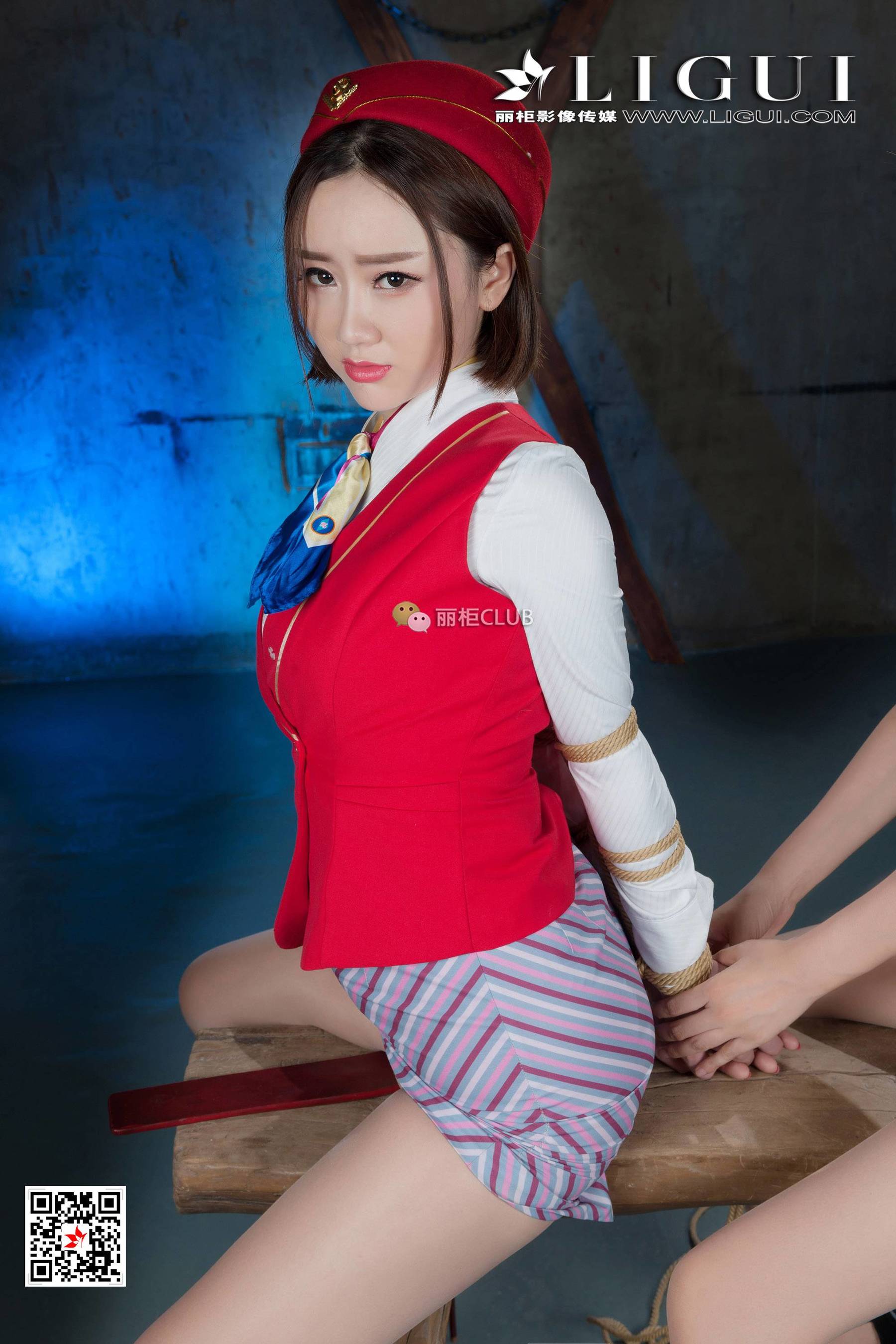 腿模Amy&腿模然然《空姐丝袜美束》  网络丽人-图29