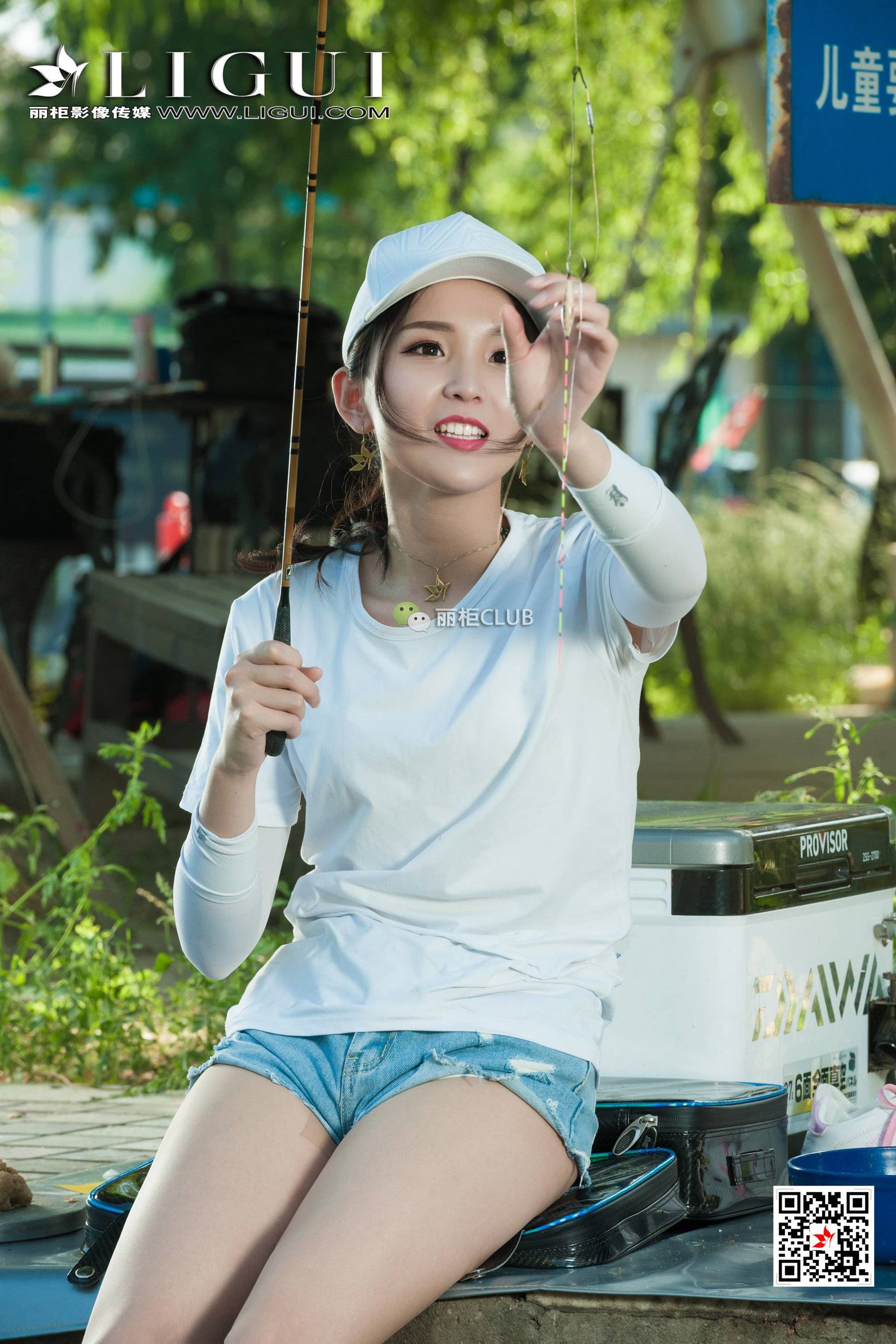 足模小戈《钓鱼小妹丝足》  网络丽人-图55
